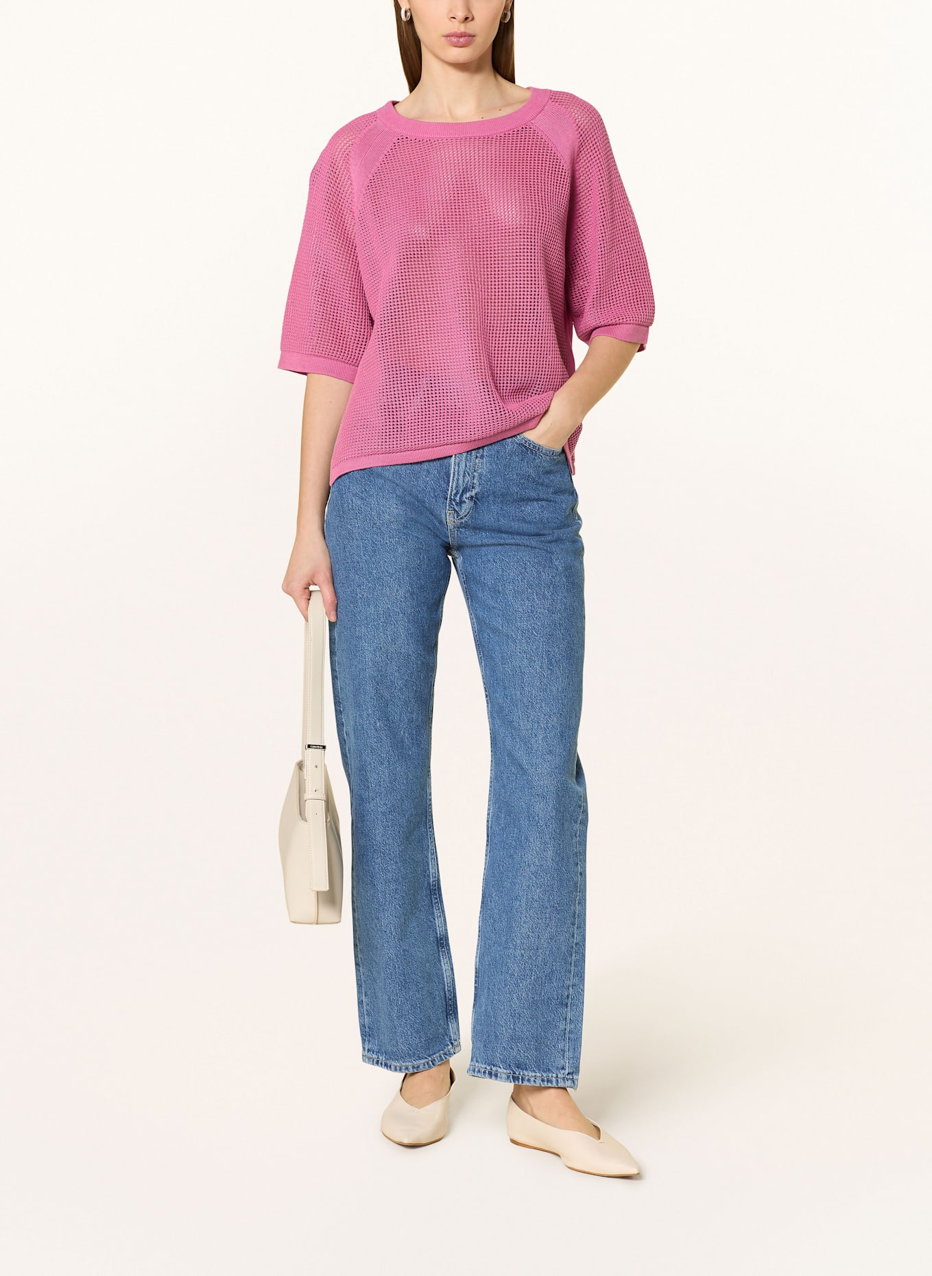 REPEAT Strickshirt: PINK