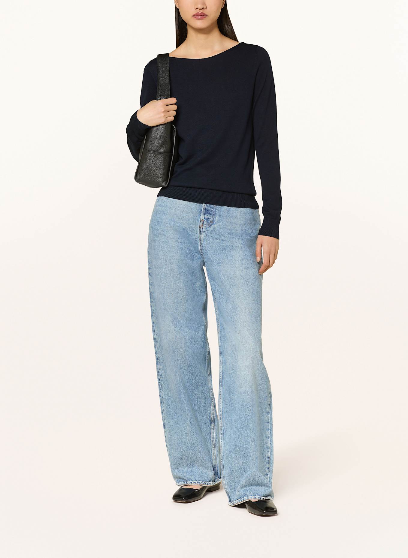 REPEAT Pullover: DUNKELBLAU