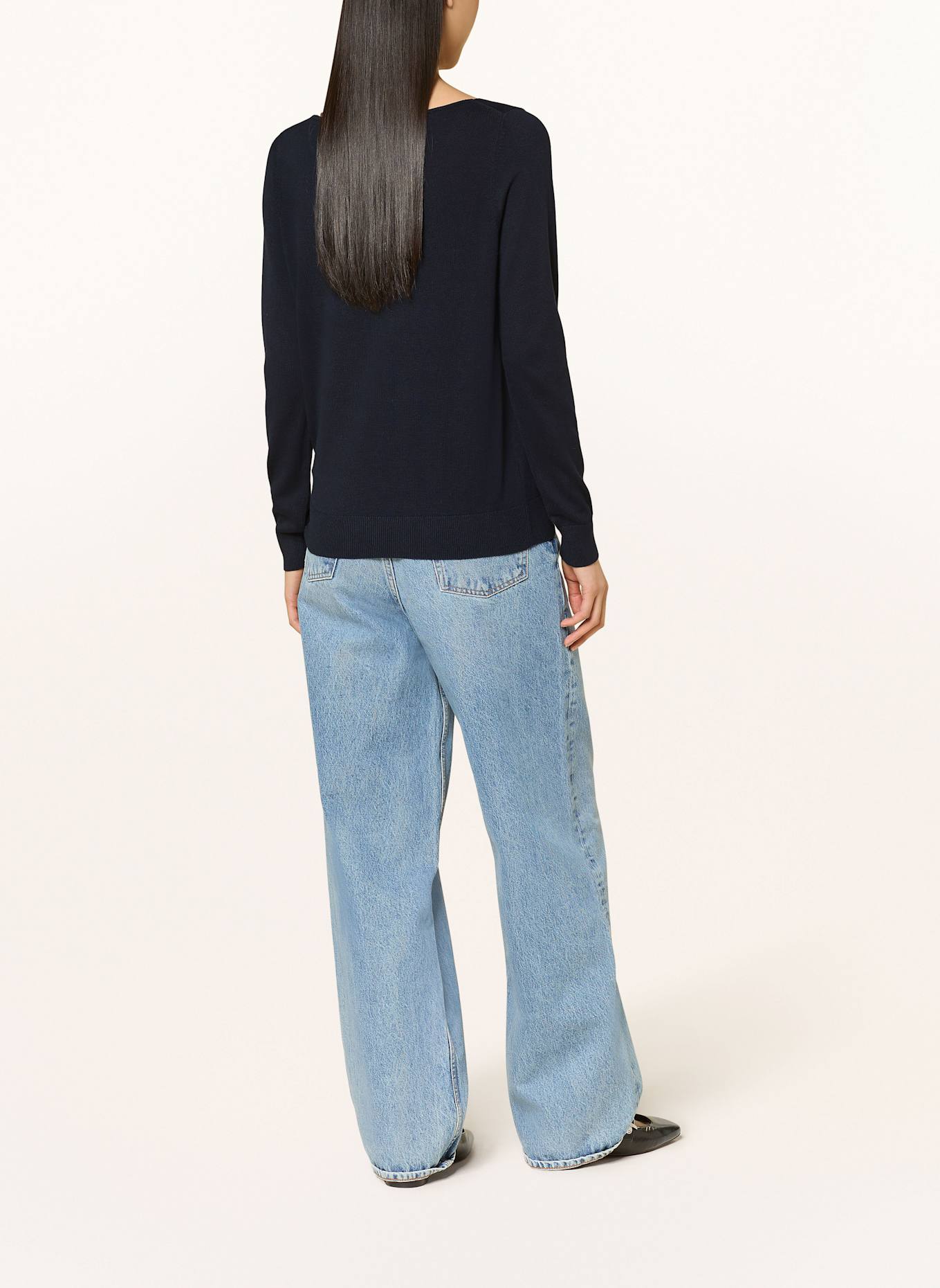 REPEAT Pullover: DUNKELBLAU