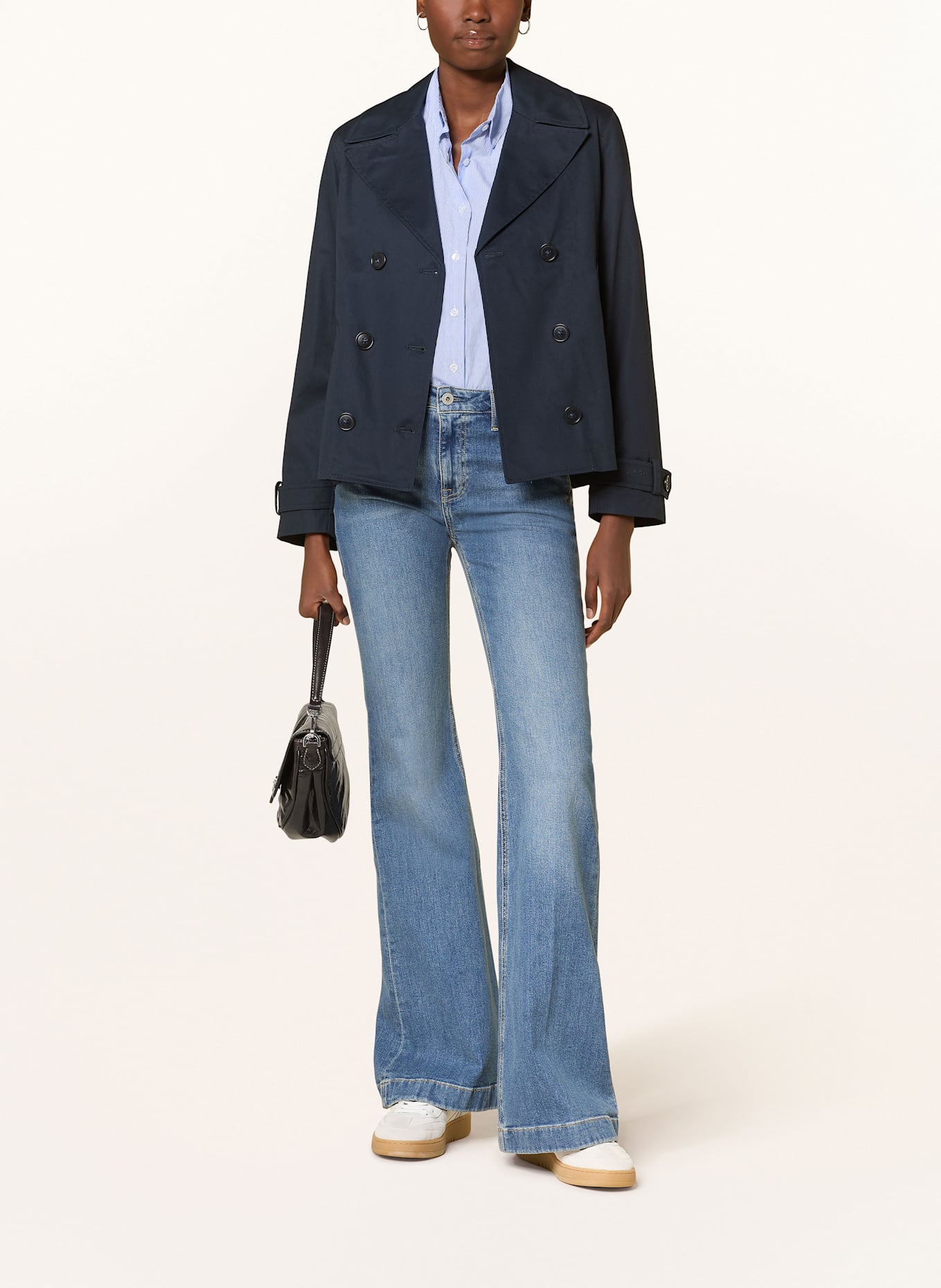 WOOLRICH Trenchcoat: DUNKELBLAU