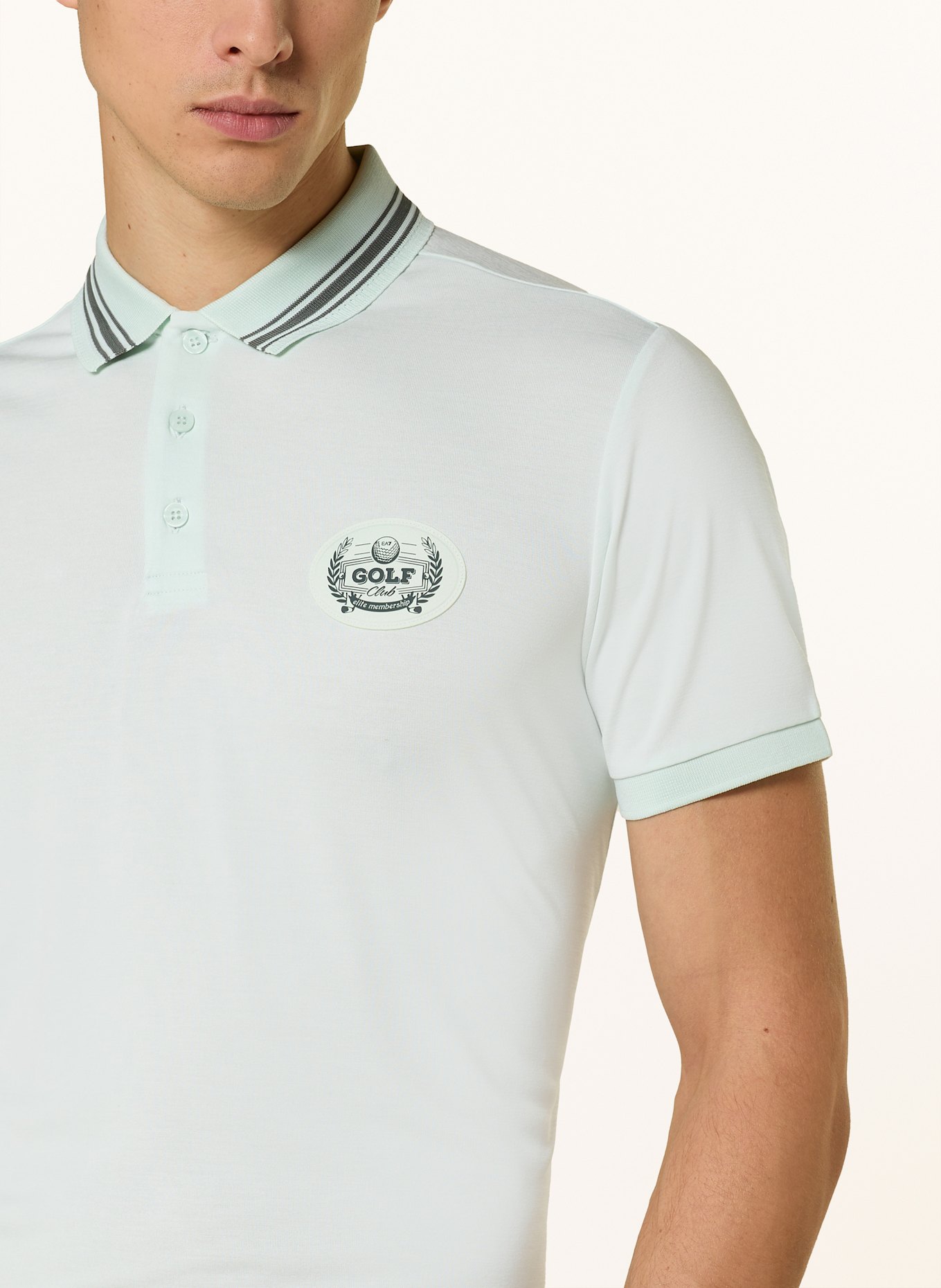 EA7 EMPORIO ARMANI Jersey-Poloshirt: MINT