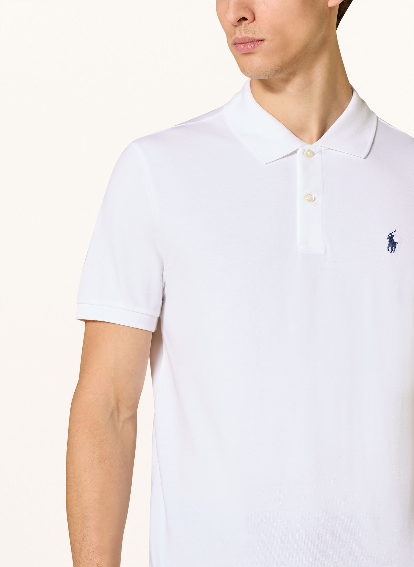 POLO GOLF RALPH LAUREN Funktions-Poloshirt: WEISS