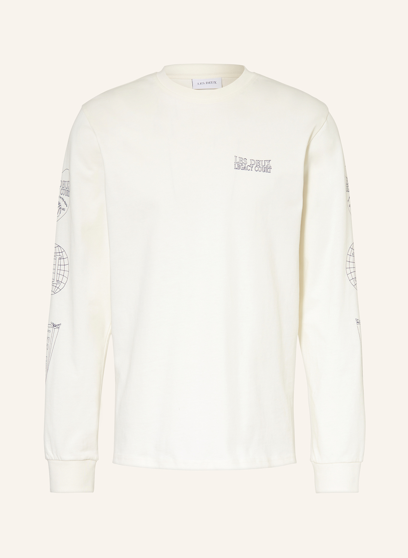 LES DEUX Longsleeve ATLAS: ECRU