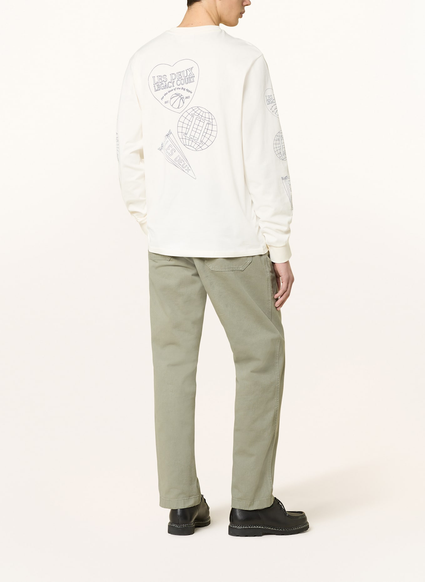 LES DEUX Longsleeve ATLAS: ECRU