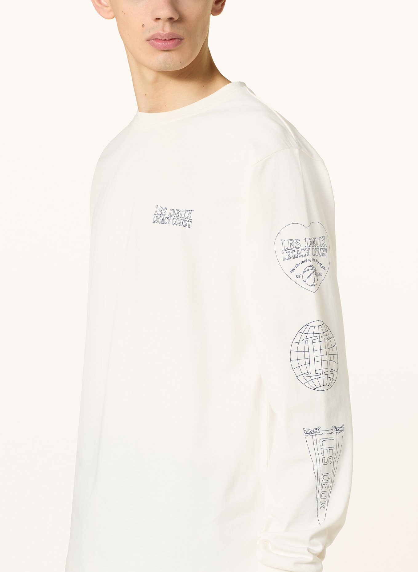 LES DEUX Longsleeve ATLAS: ECRU