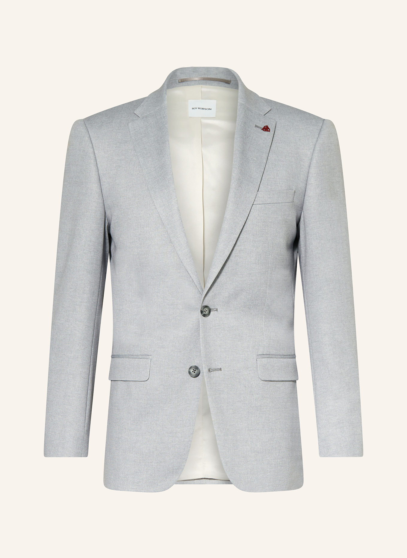 ROY ROBSON Anzugsakko Slim Fit aus Jersey: A080 GREY