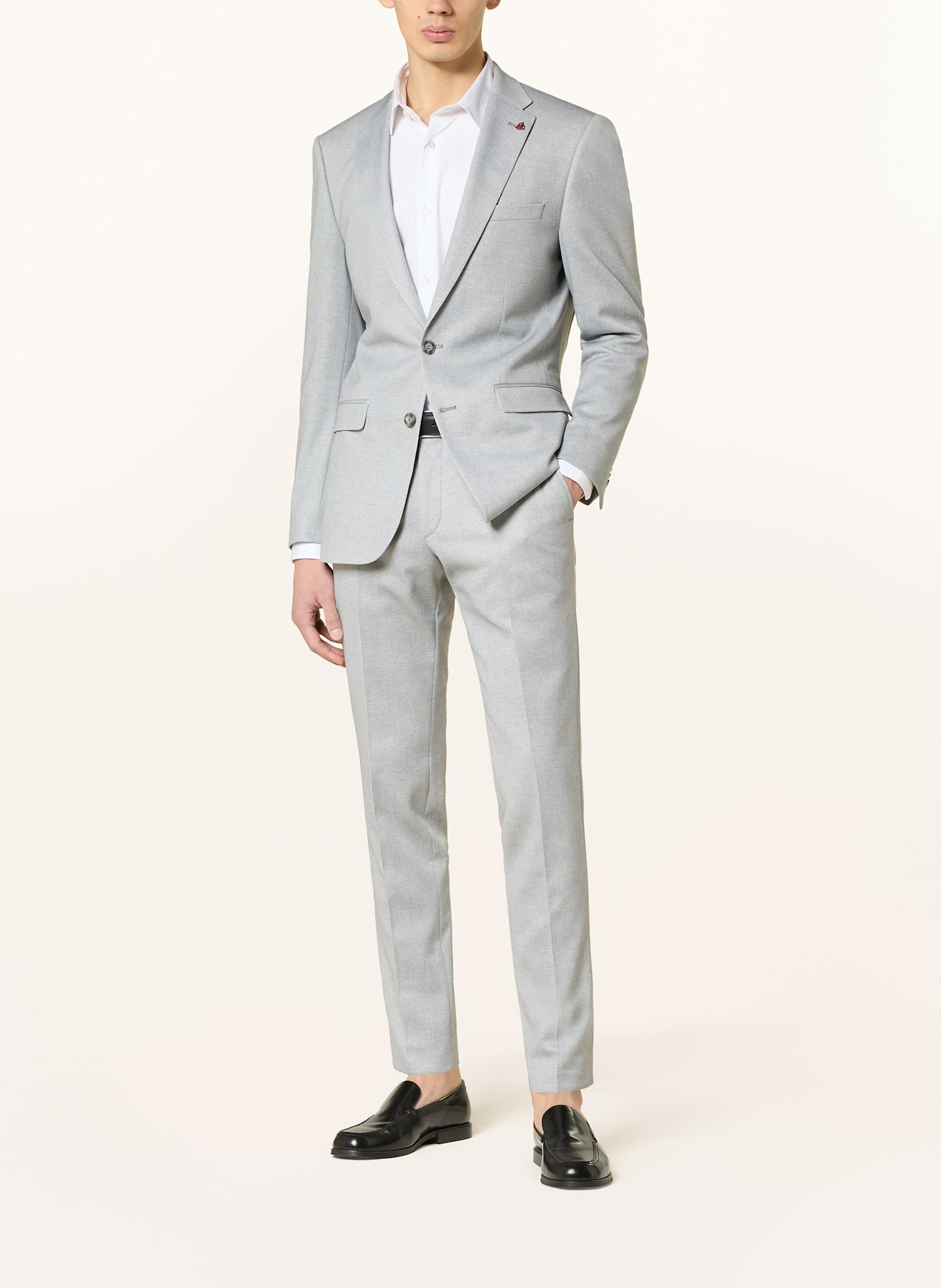 ROY ROBSON Anzugsakko Slim Fit aus Jersey: A080 GREY