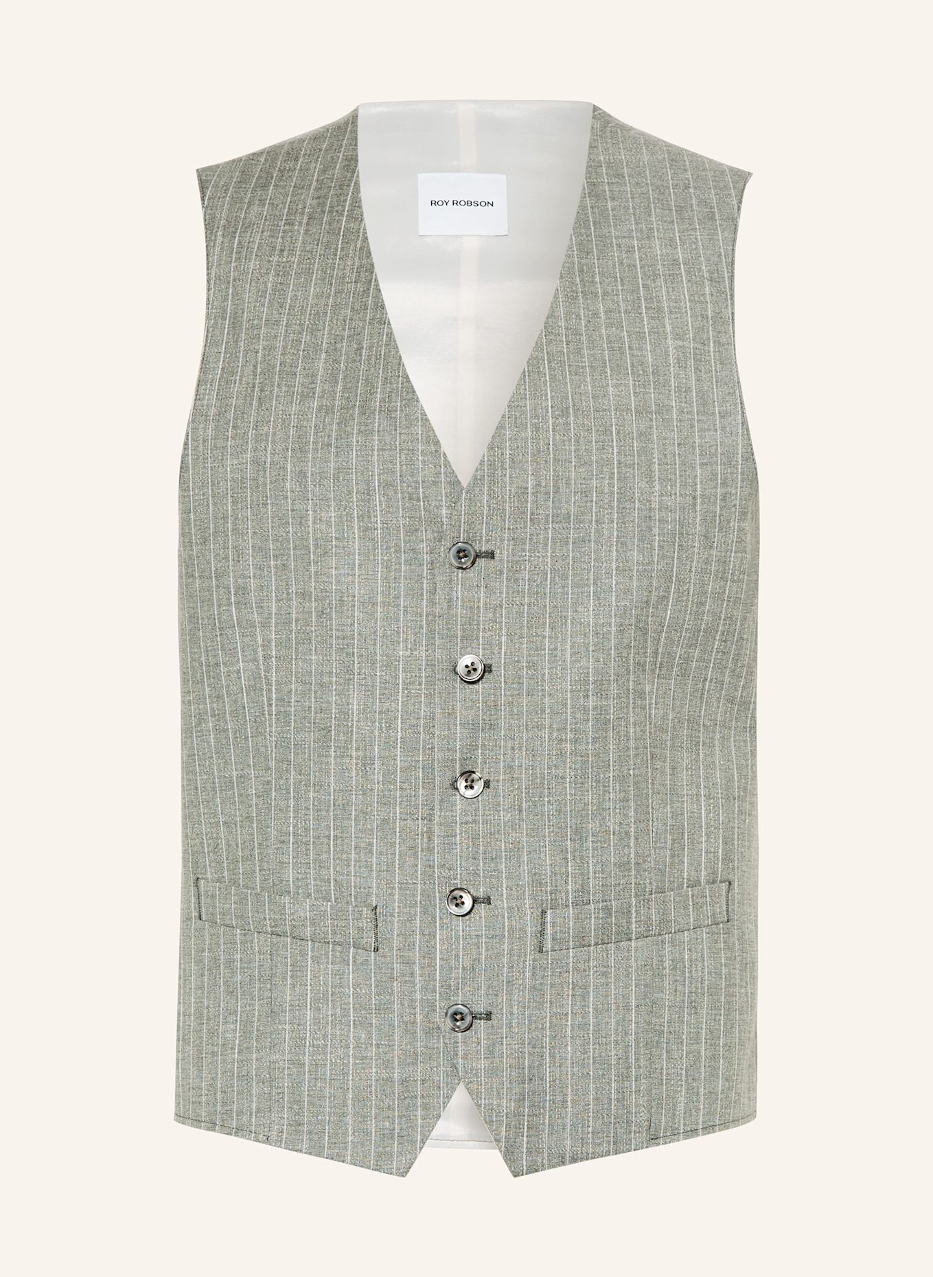 ROY ROBSON Anzugweste Slim Fit: C330 GREEN