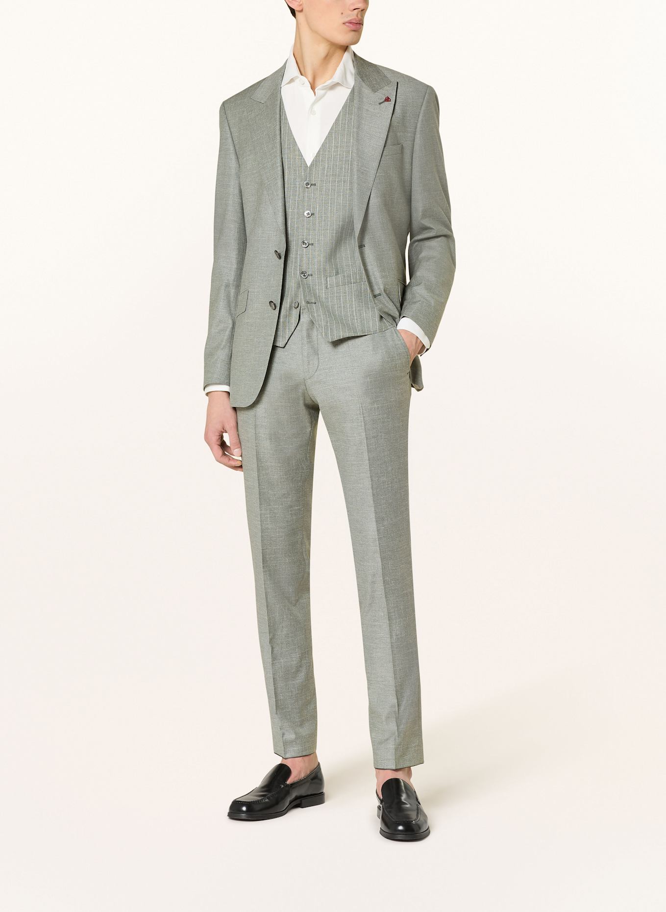 ROY ROBSON Anzugweste Slim Fit: C330 GREEN