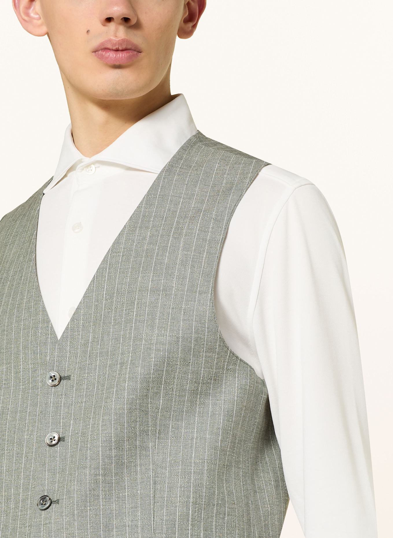 ROY ROBSON Anzugweste Slim Fit: C330 GREEN