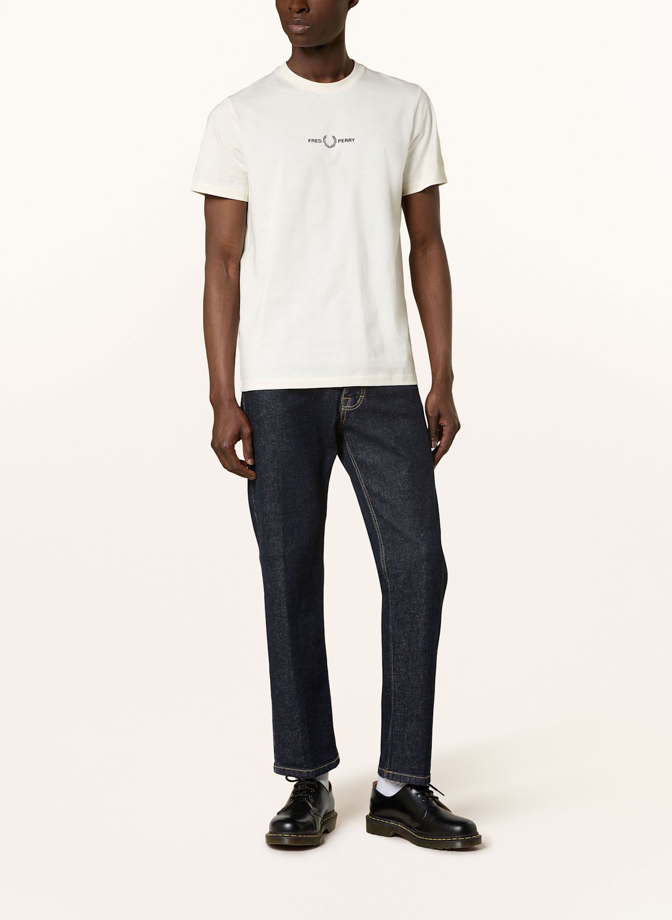 FRED PERRY T-shirt: CREAM