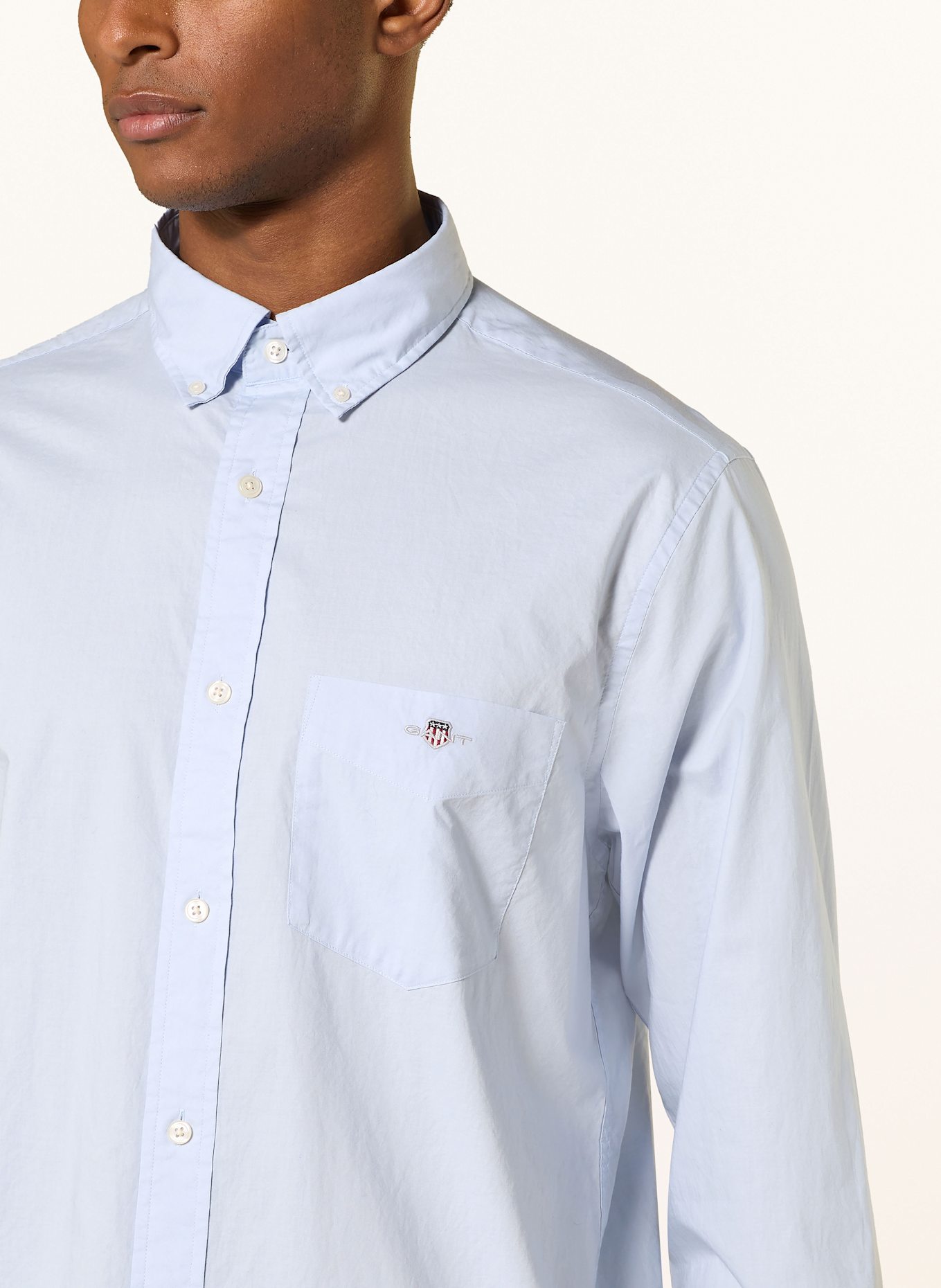 GANT Hemd Regular Fit: HELLBLAU