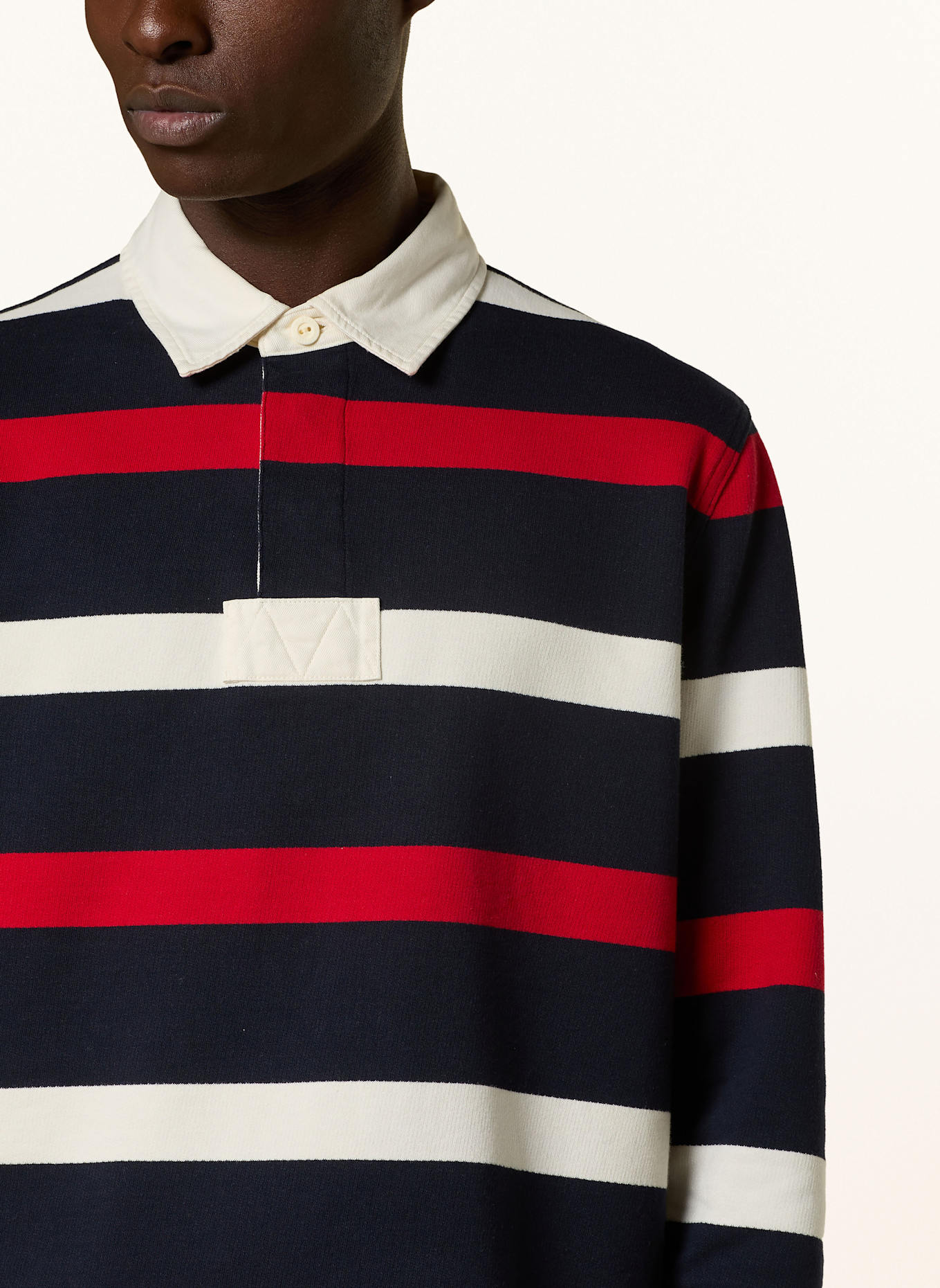 GANT Rugbyshirt, Farbe: DUNKELBLAU/ ECRU/ ROT (Bild 4)
