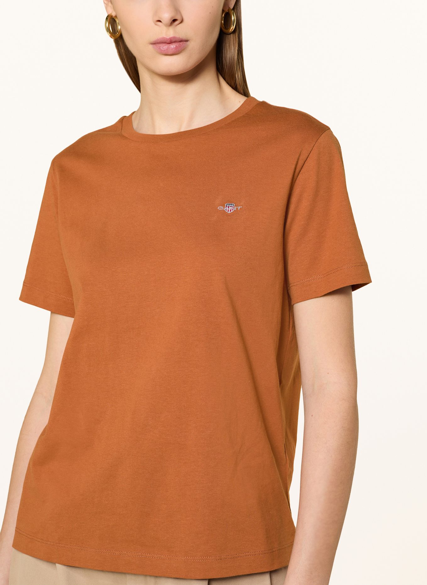 GANT T-Shirt: BRAUN