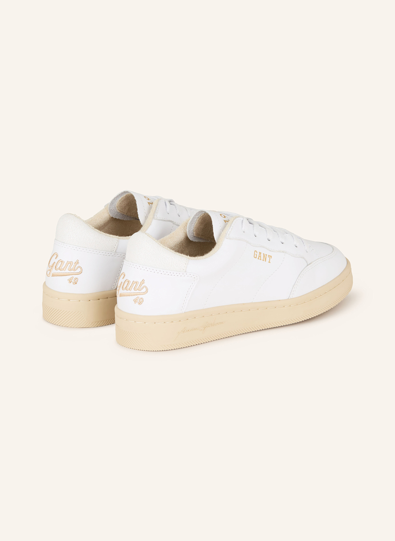 GANT Sneaker PREPLA: WEISS/ BEIGE