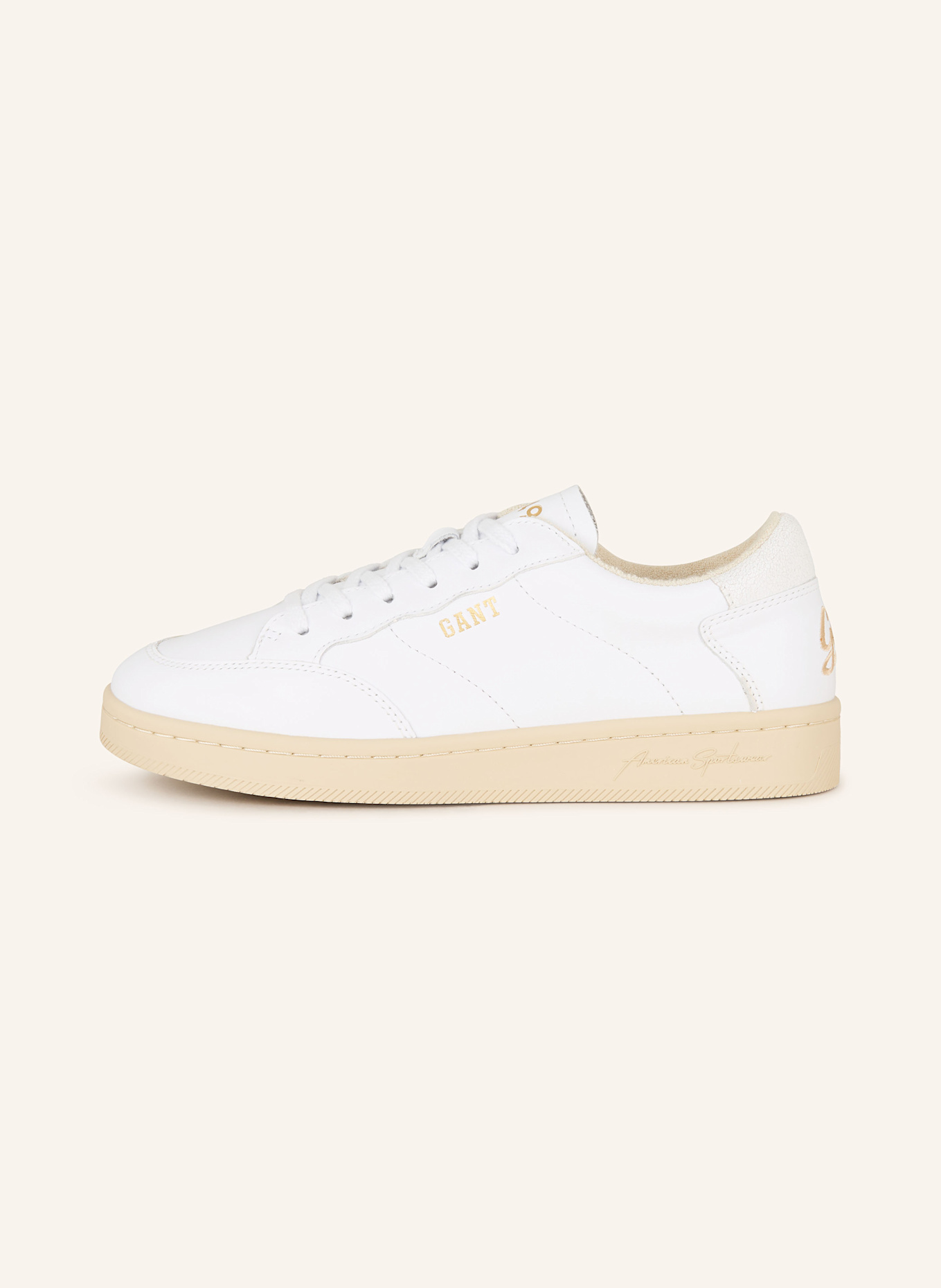 GANT Sneaker PREPLA: WEISS/ BEIGE