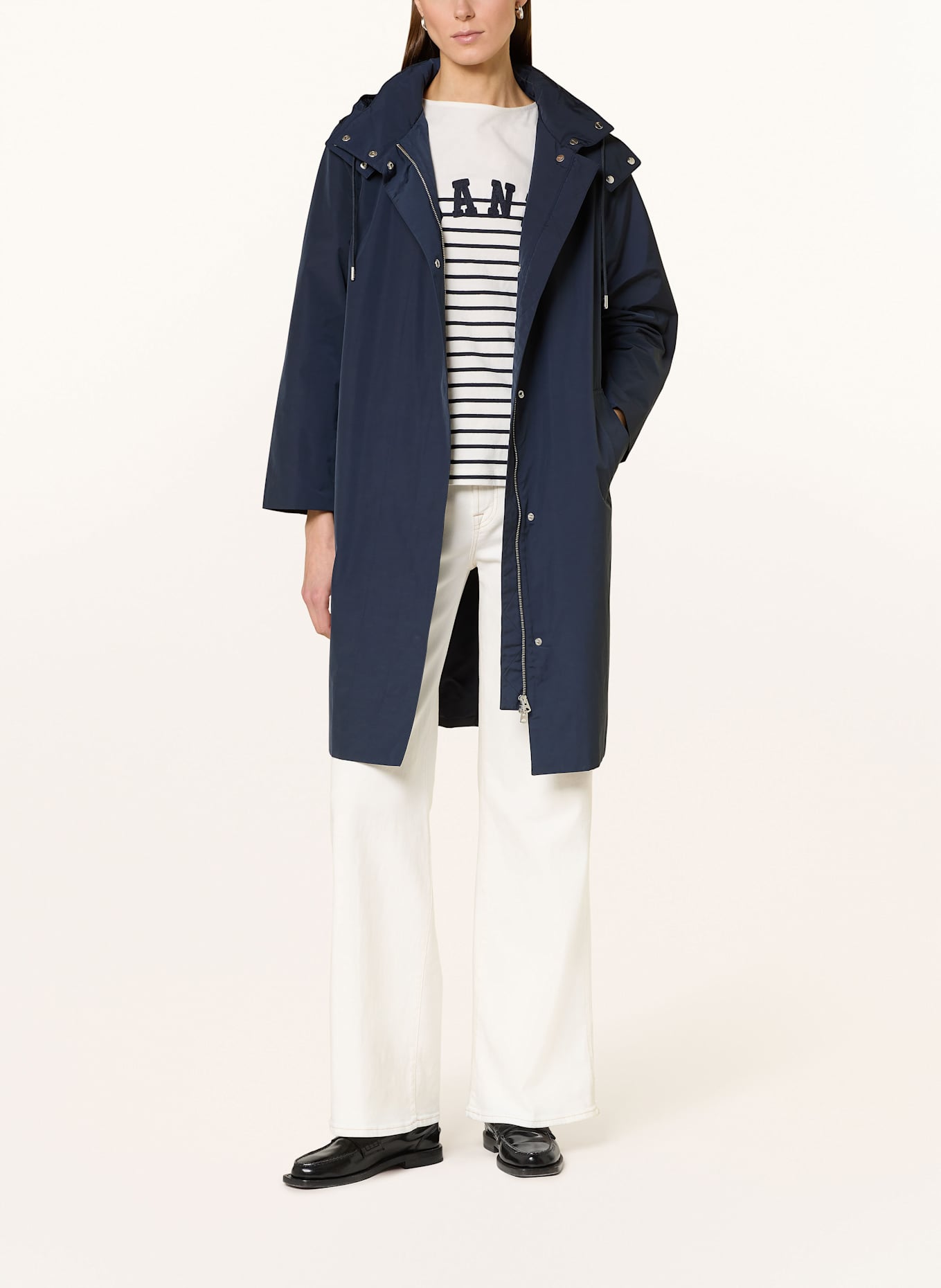 GANT Jacke mit abnehmbarer Kapuze: DUNKELBLAU