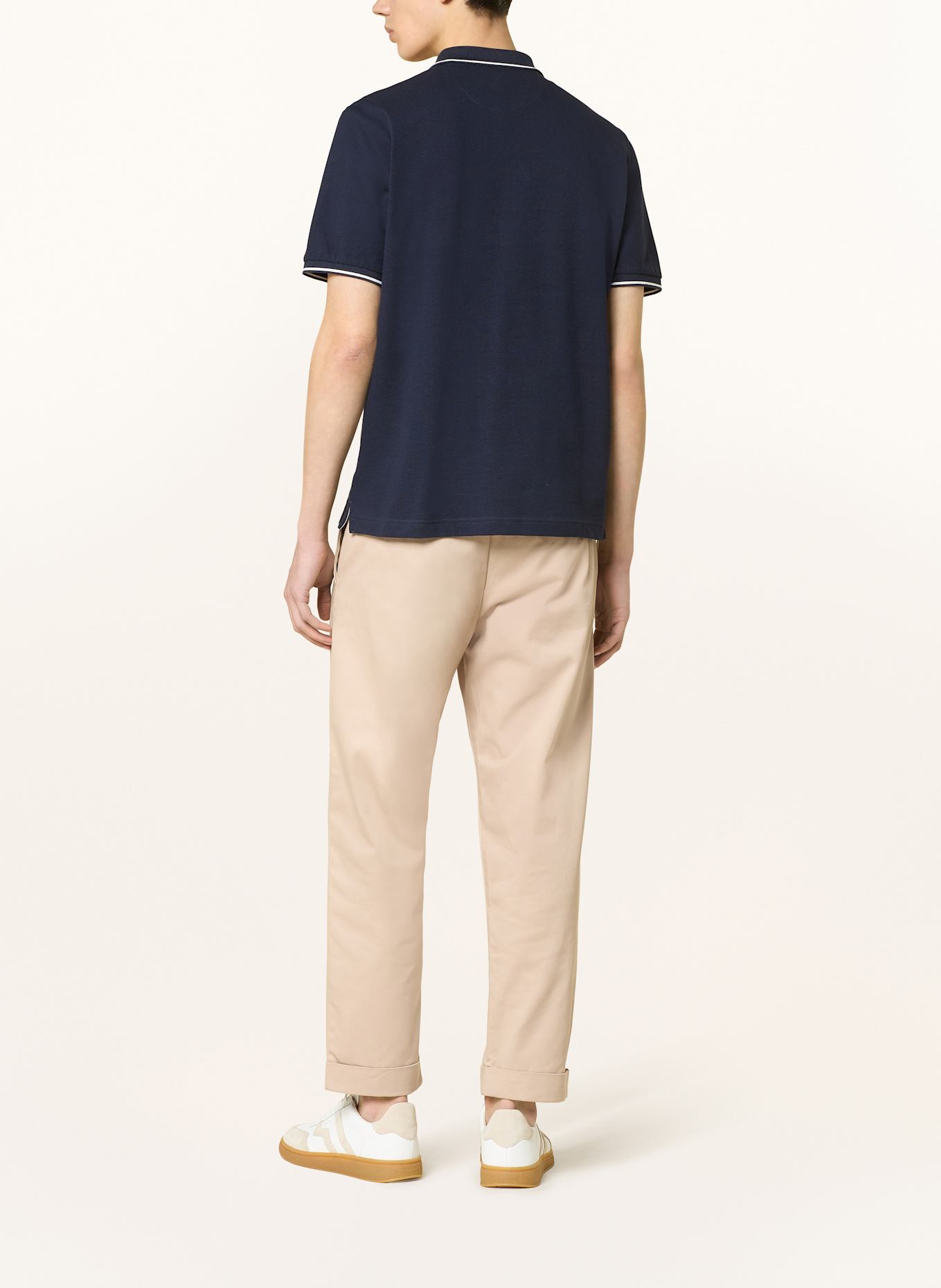 GANT Piqué-Poloshirt: DUNKELBLAU