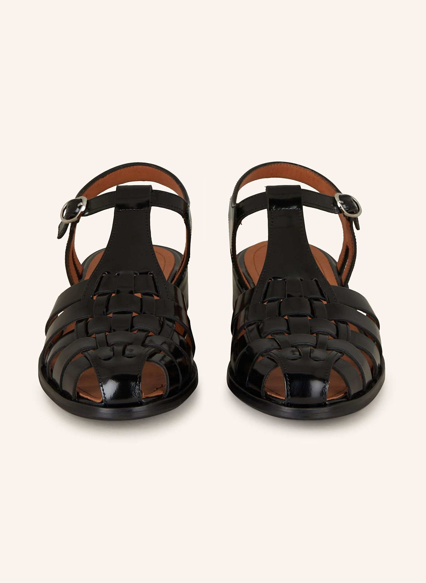 billi bi sandalen: ZWART