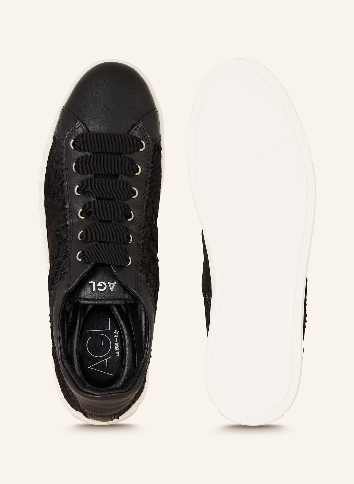 AGL Sneaker SADE FABRIC: SCHWARZ