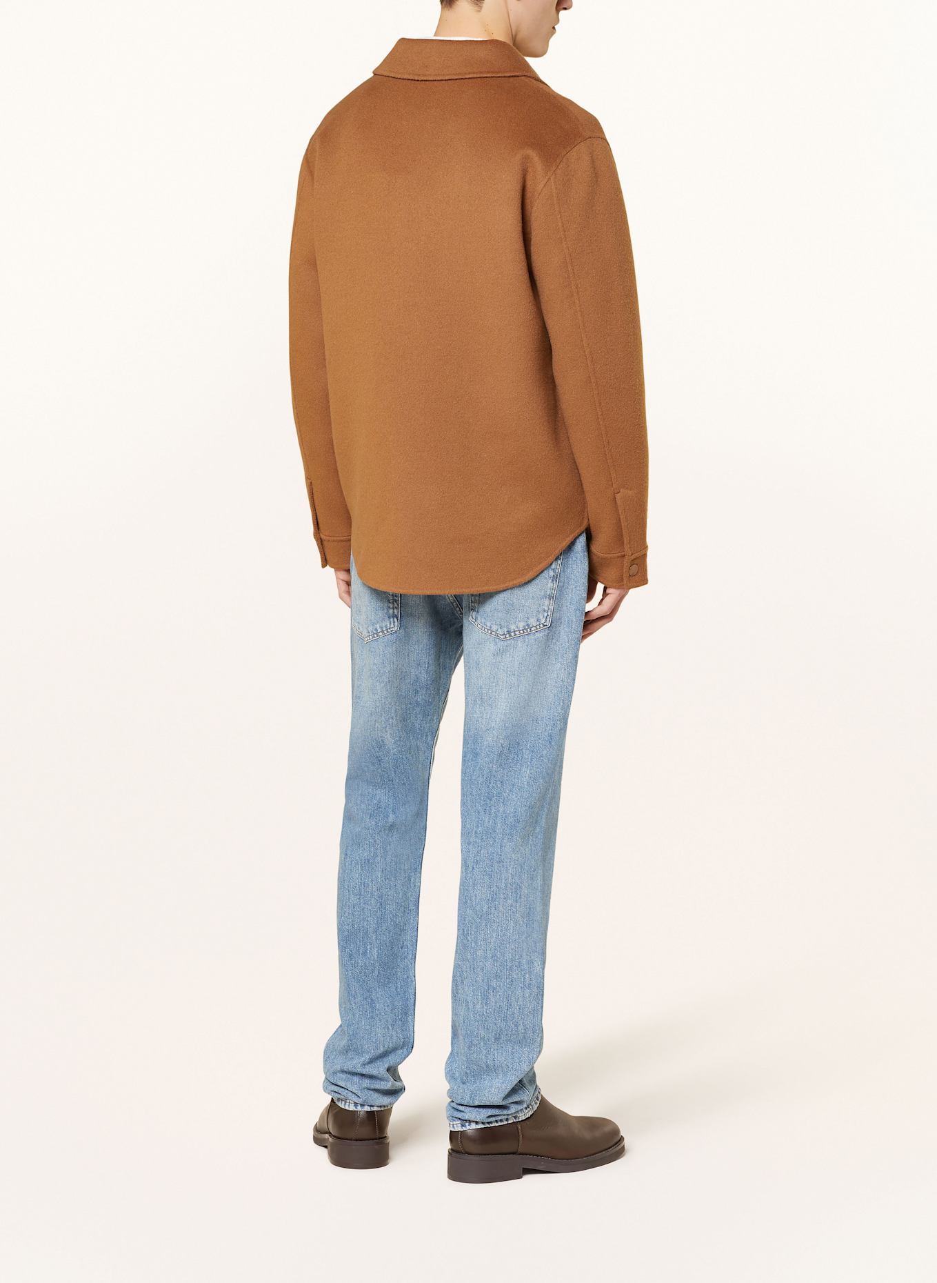 7 for all mankind Jeans THE STRAIGHT STATION Straight fit with linen: Station light BLUE