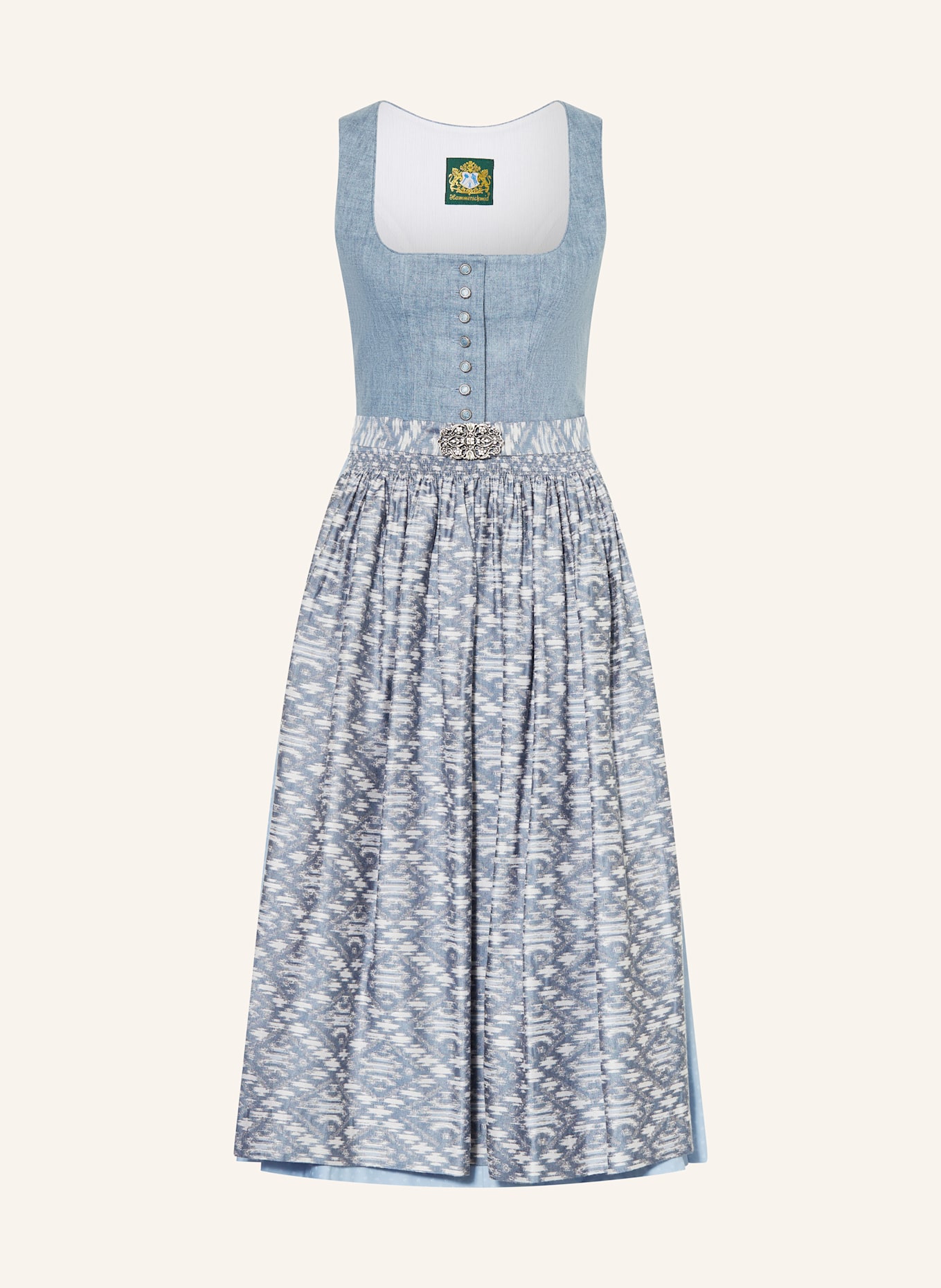 Hammerschmid Dirndl PILLERSEE: BLUE GRAY