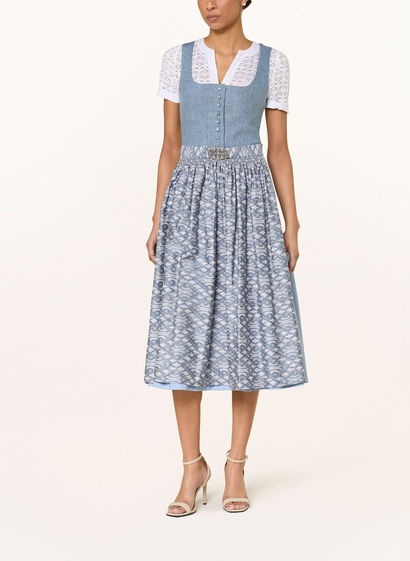 Hammerschmid Dirndl PILLERSEE: BLUE GRAY