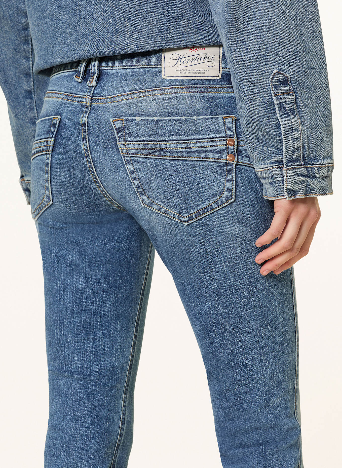 Herrlicher Skinny Jeans TOUCH: 952 blue jay