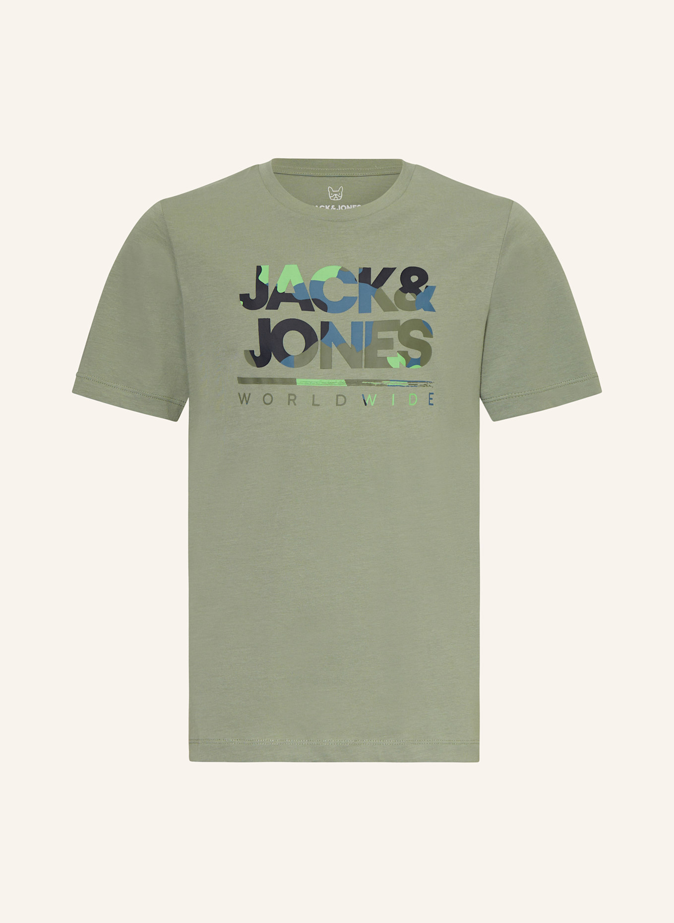 JACK&JONES Tričko: ZELENÁ