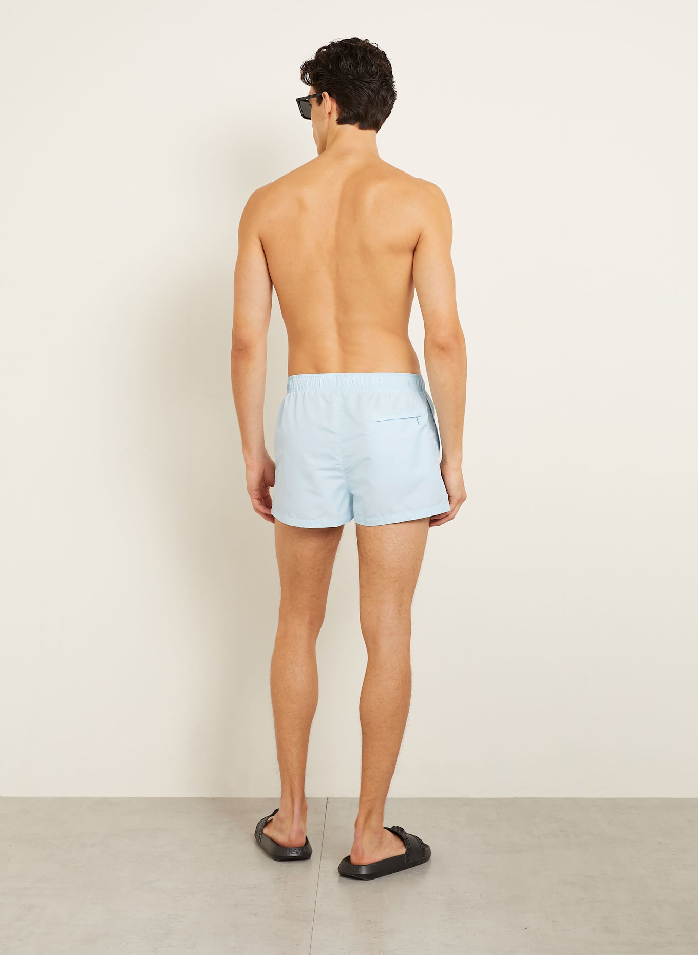 VERSACE Badeshorts: HELLBLAU