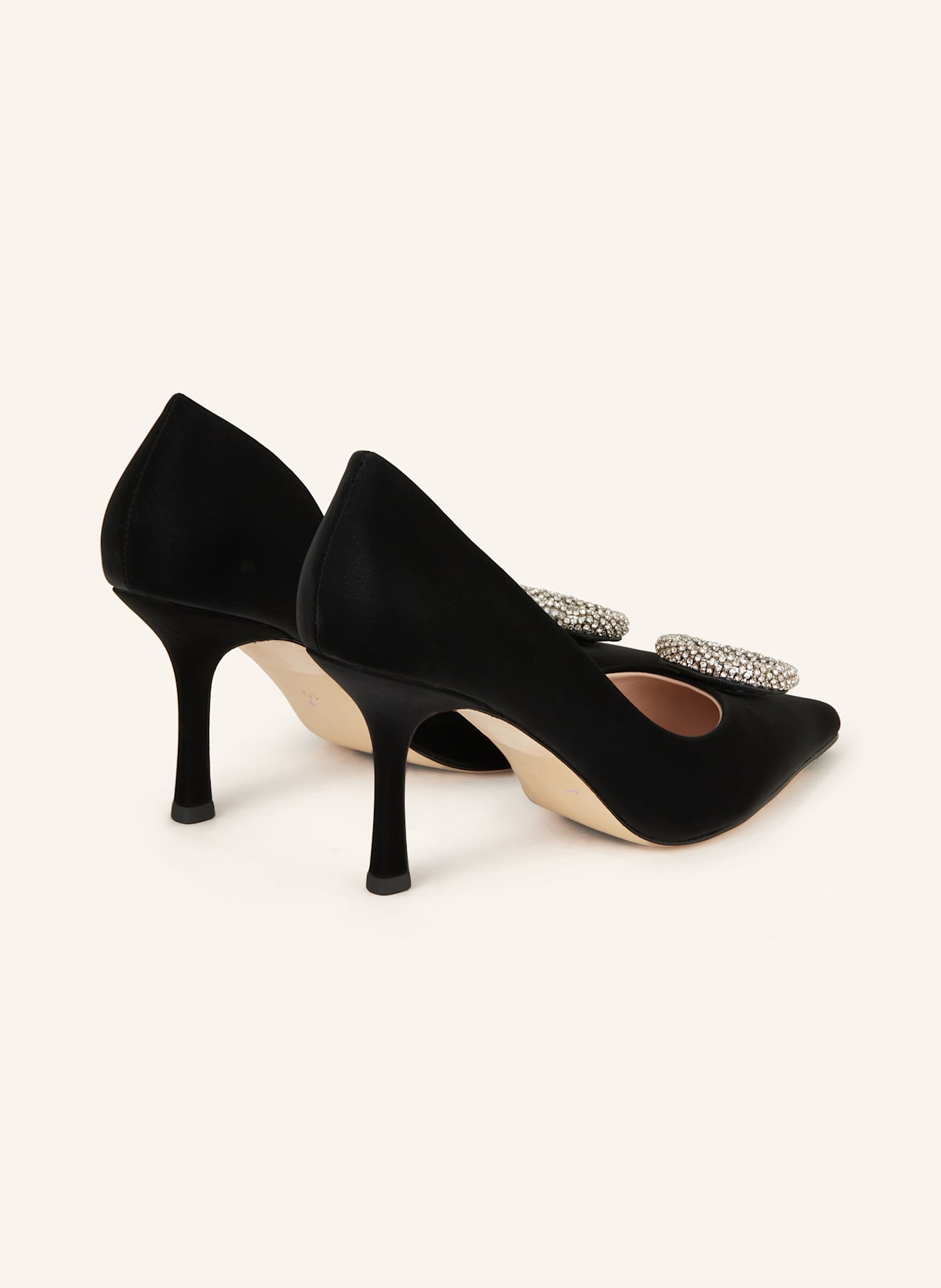 MI/MAI Pumps DEVON mit Schmucksteinen: SCHWARZ
