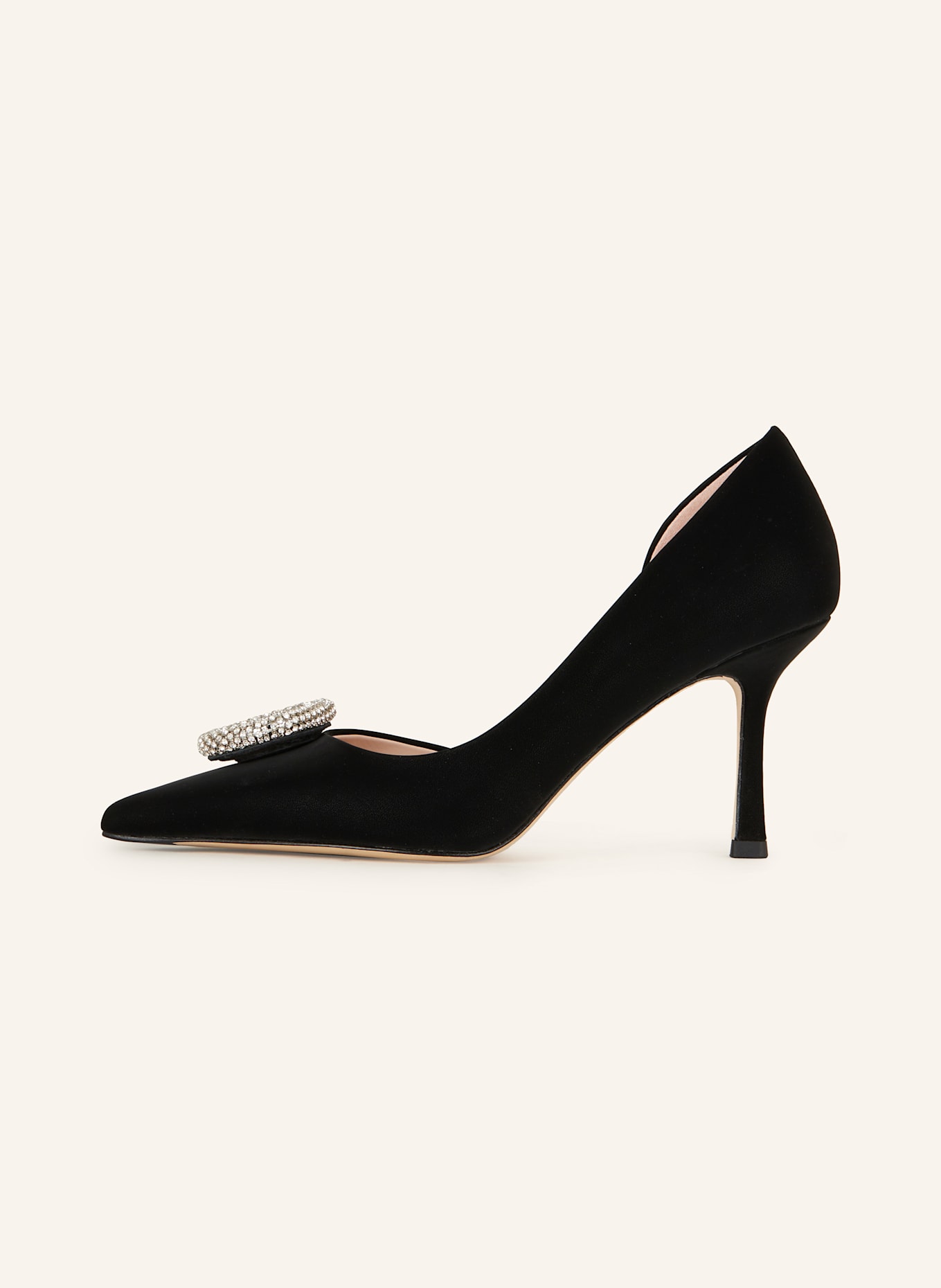MI/MAI Pumps DEVON mit Schmucksteinen: SCHWARZ
