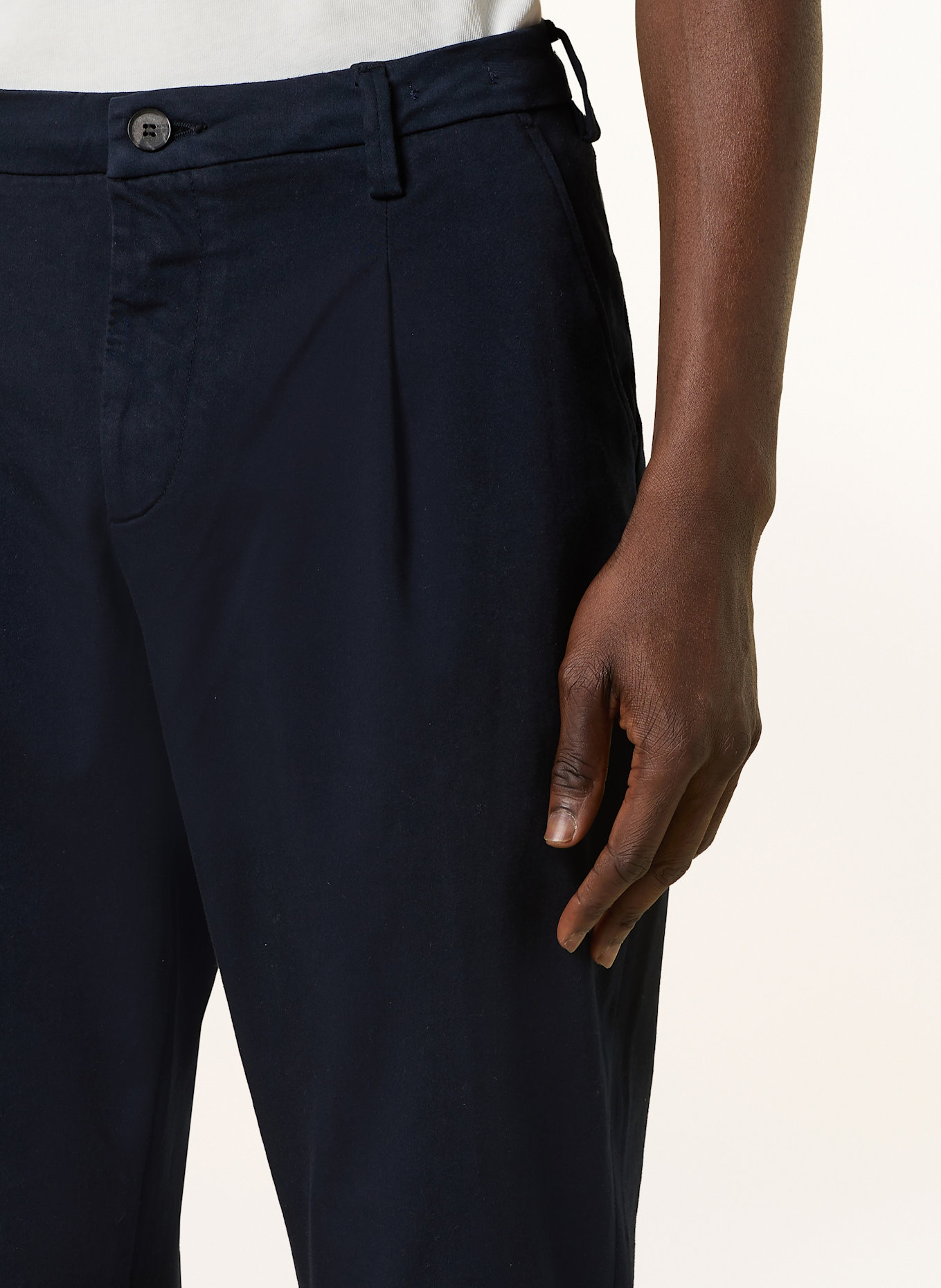 MOS MOSH Gallery Chino MMGHUGES Slim Fit: DARK BLUE