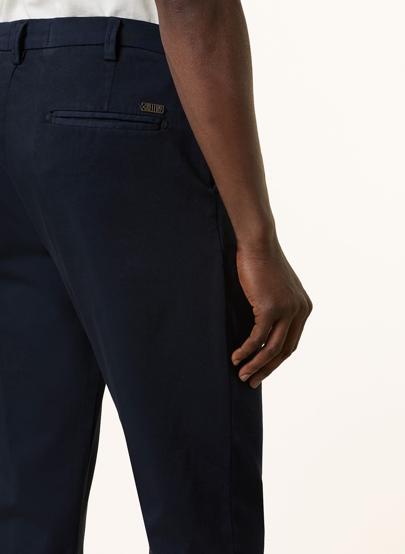 MOS MOSH Gallery Chino MMGHUGES Slim Fit: DARK BLUE