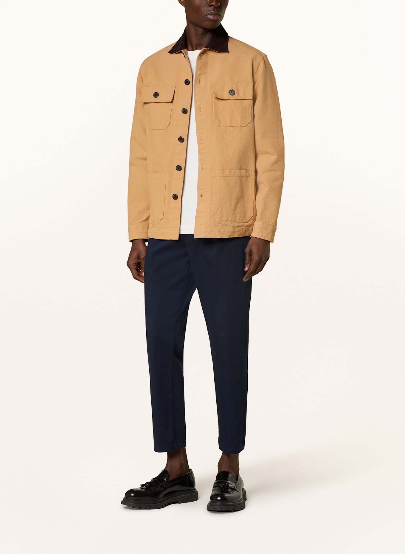 MOS MOSH Gallery Chino MMGHUGES Slim Fit: DARK BLUE