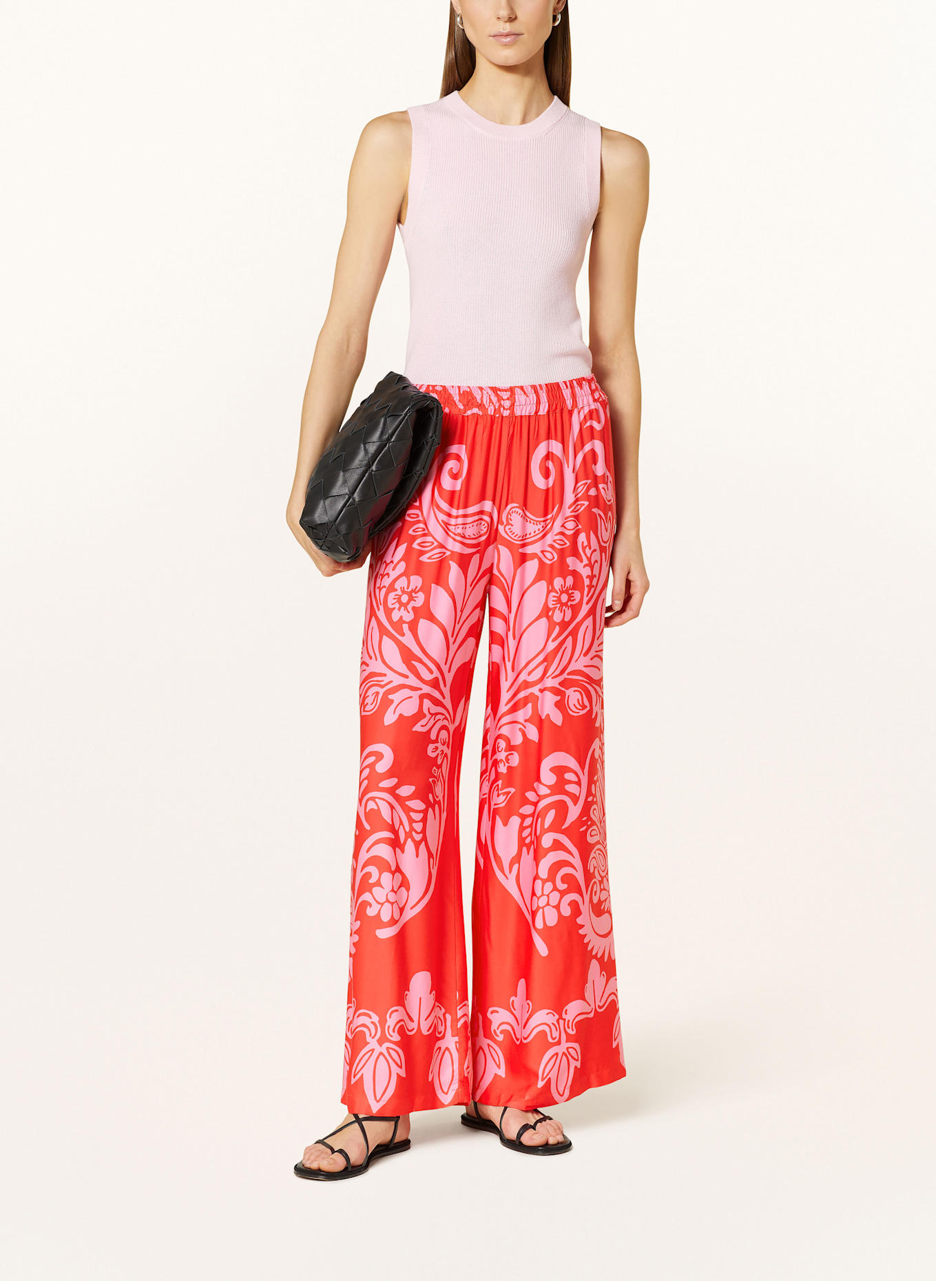 TONNO & PANNA Marlenehose: ROT / PINK