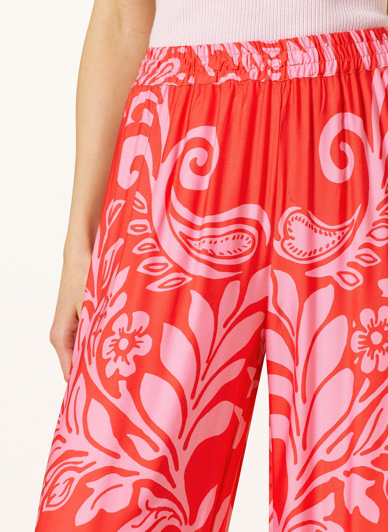 TONNO & PANNA Marlenehose: ROT / PINK