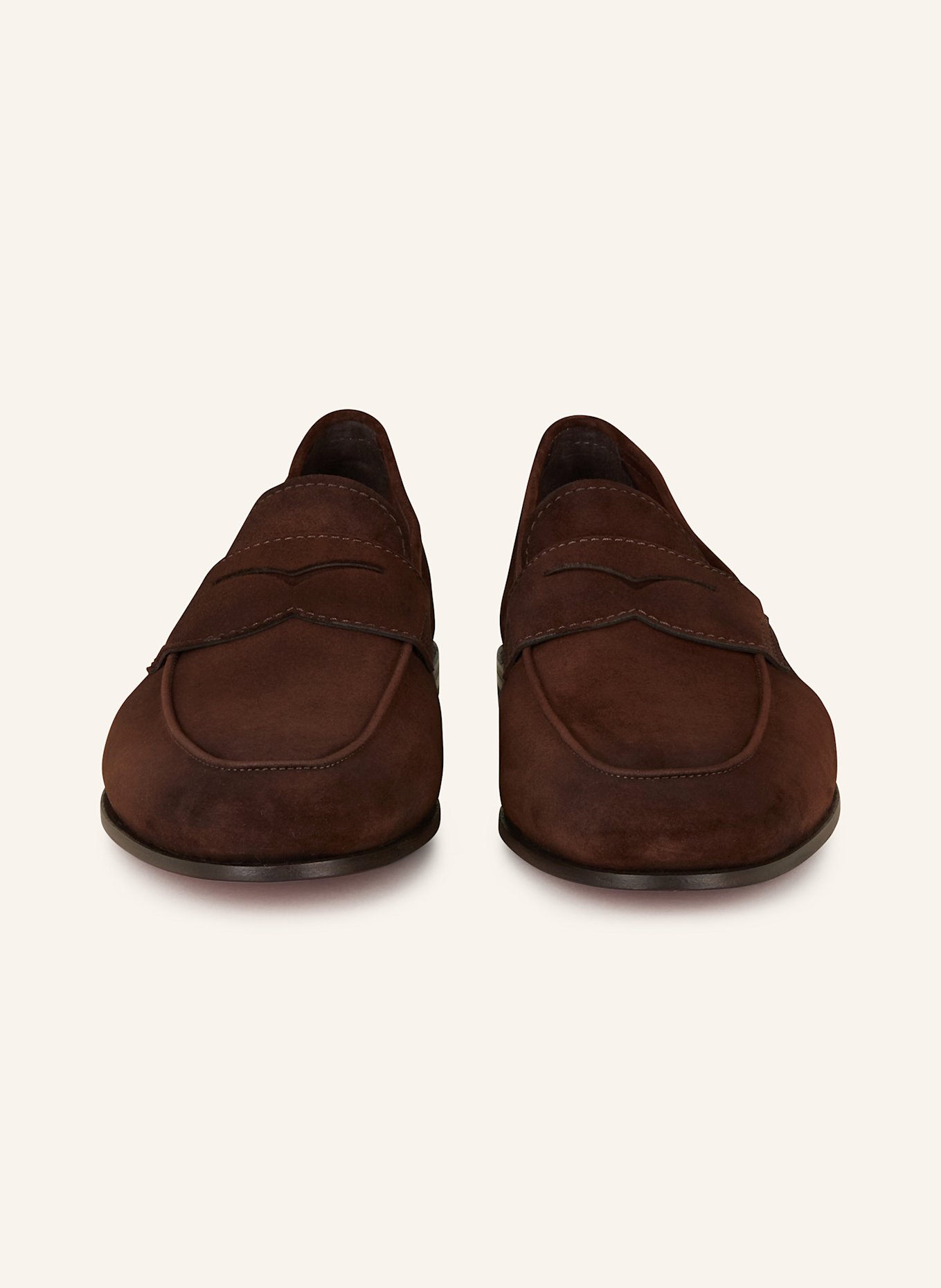 Santoni Penny loafers CARLOS: CIEMNOBRĄZOWY