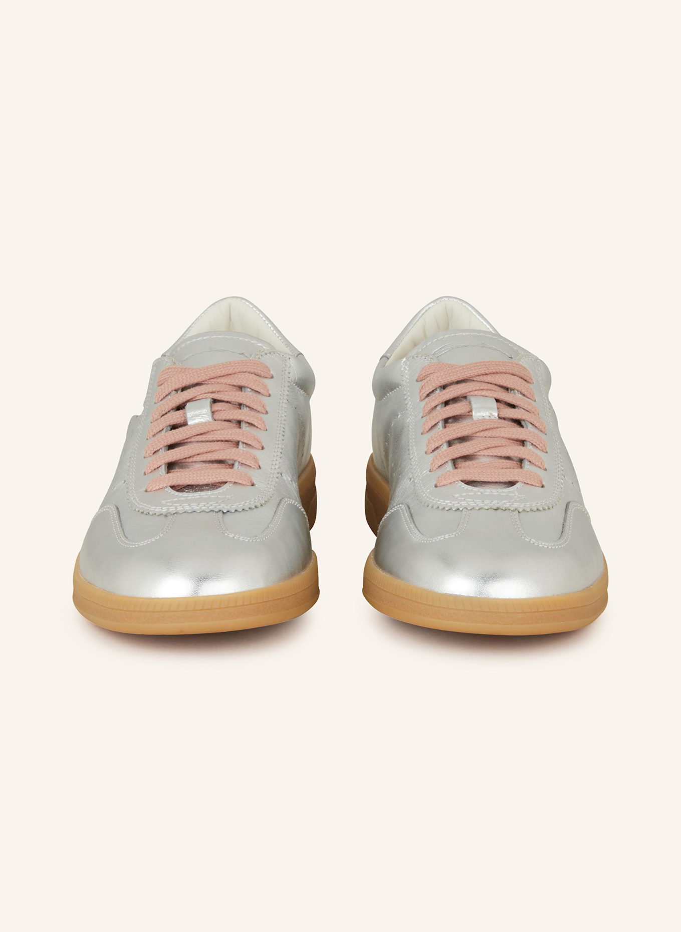 Santoni Sneaker OLY: SILBER