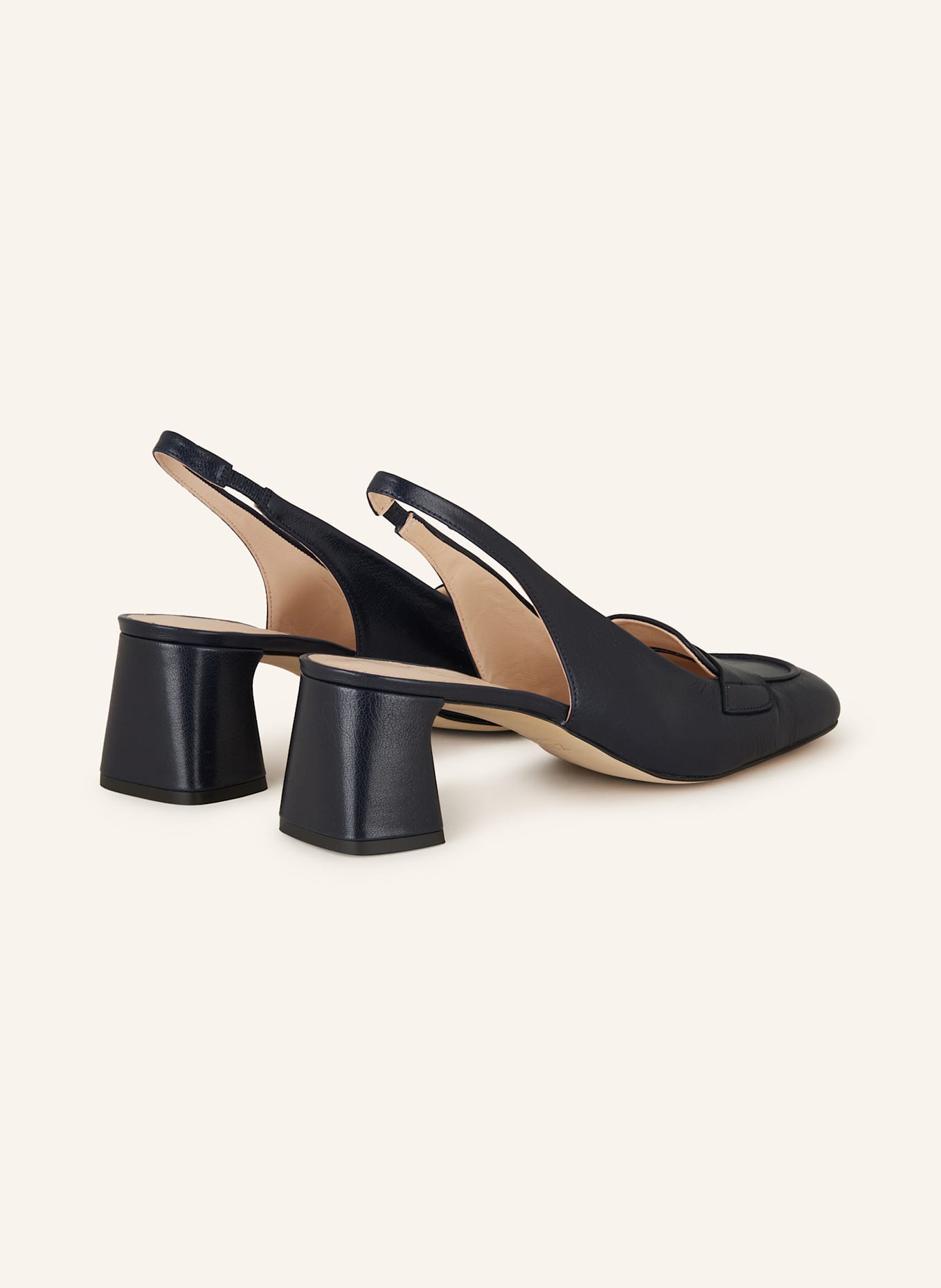 ZINDA Slingback pumps INES: DARK BLUE