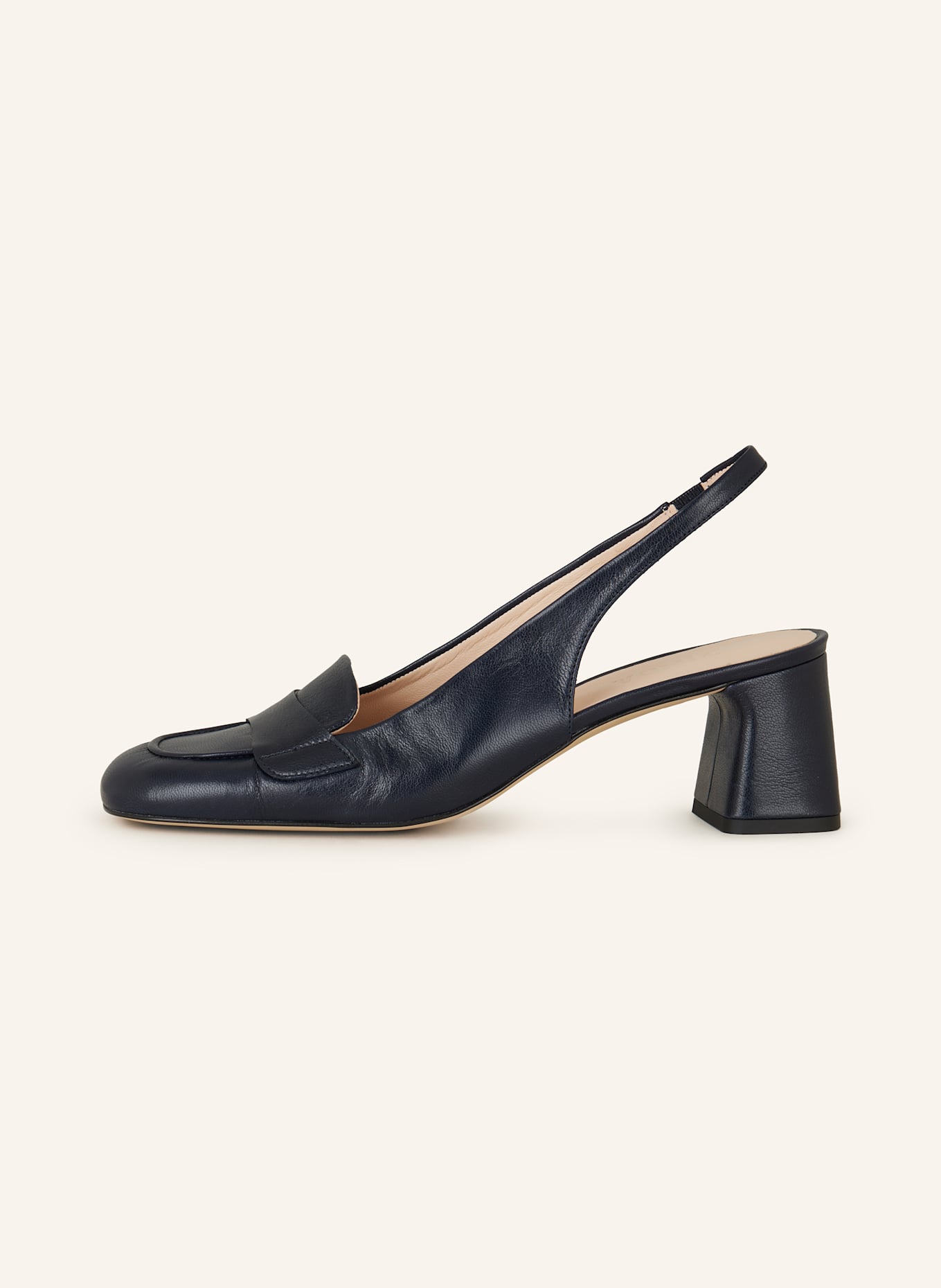 ZINDA Slingback pumps INES: DARK BLUE