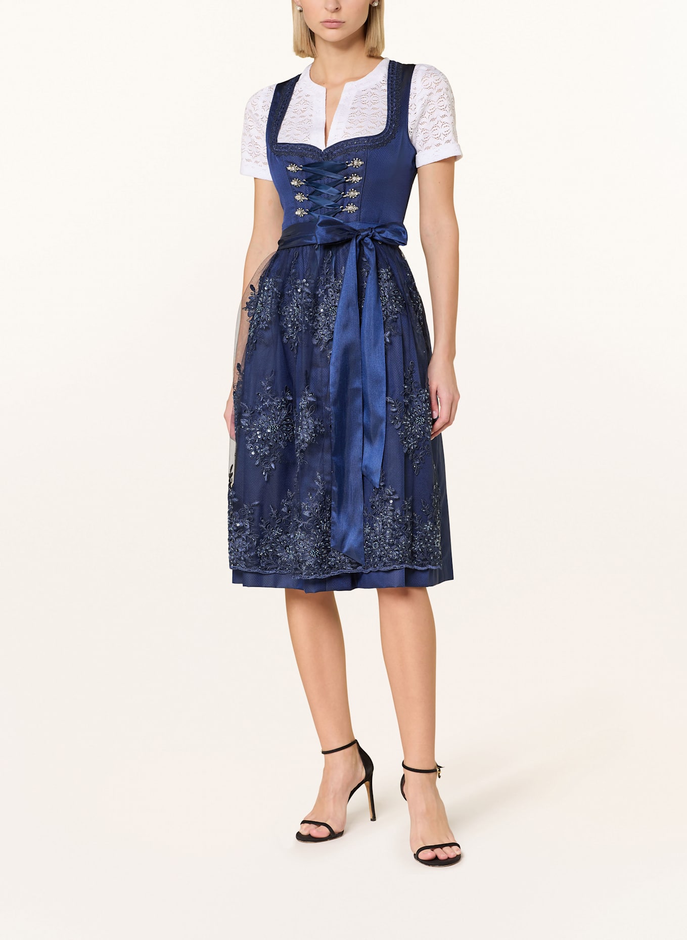 KRÜGER Dirndl ZISKA: DUNKELBLAU