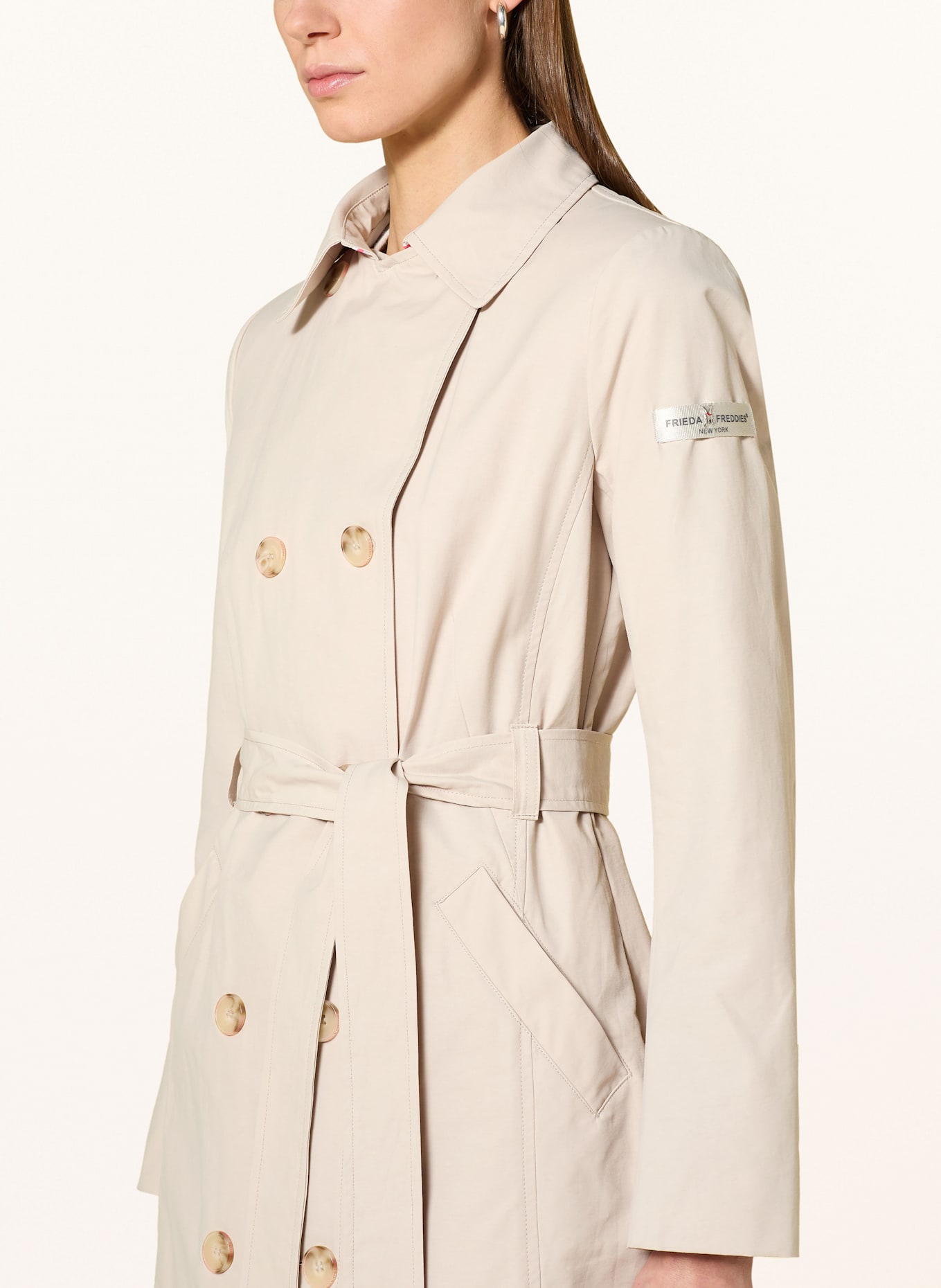 FRIEDA & FREDDIES Trenchcoat HILARY NEO: CREME