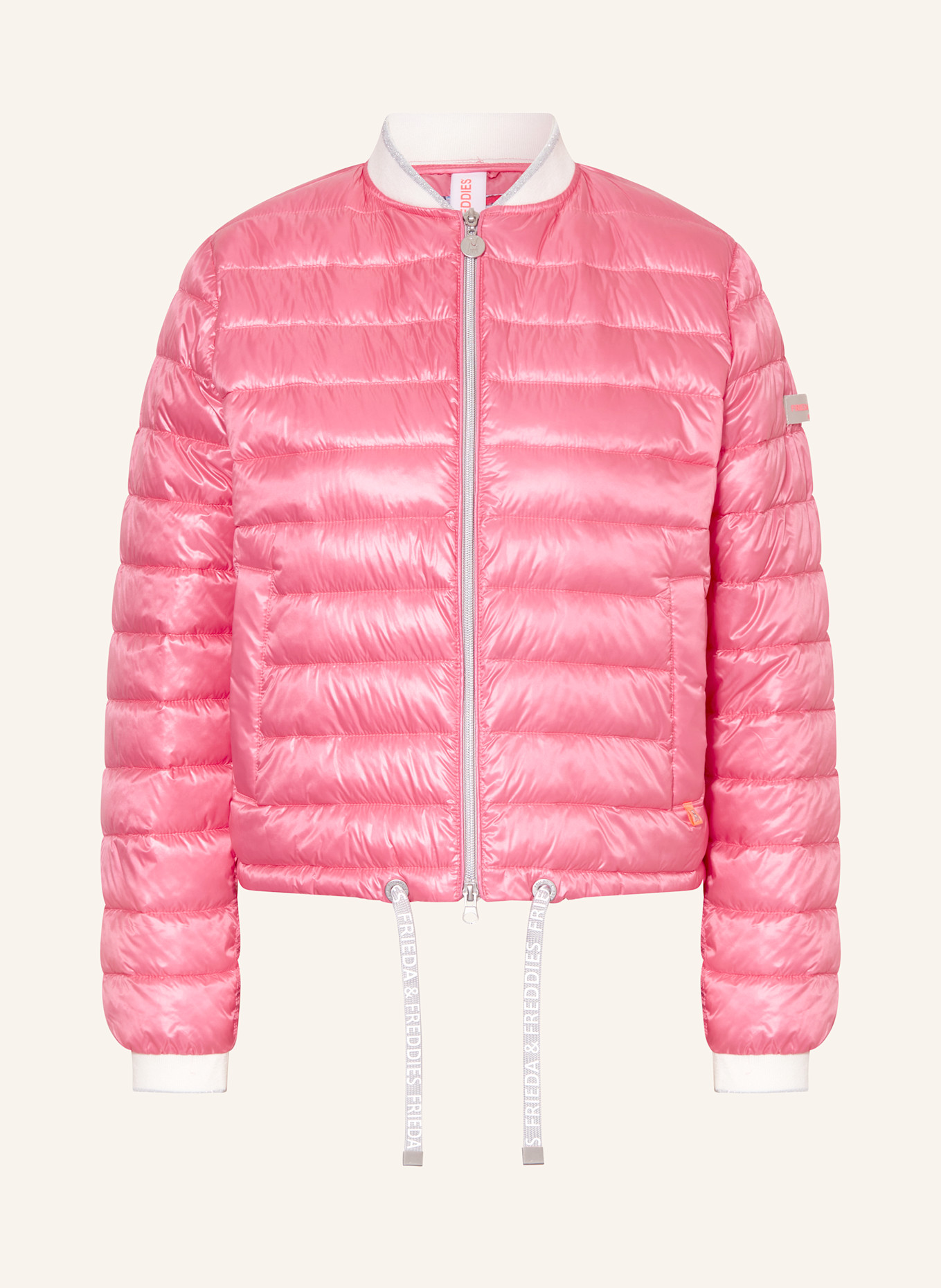 FRIEDA & FREDDIES Blouson KEIRA mit Glitzergarn: PINK