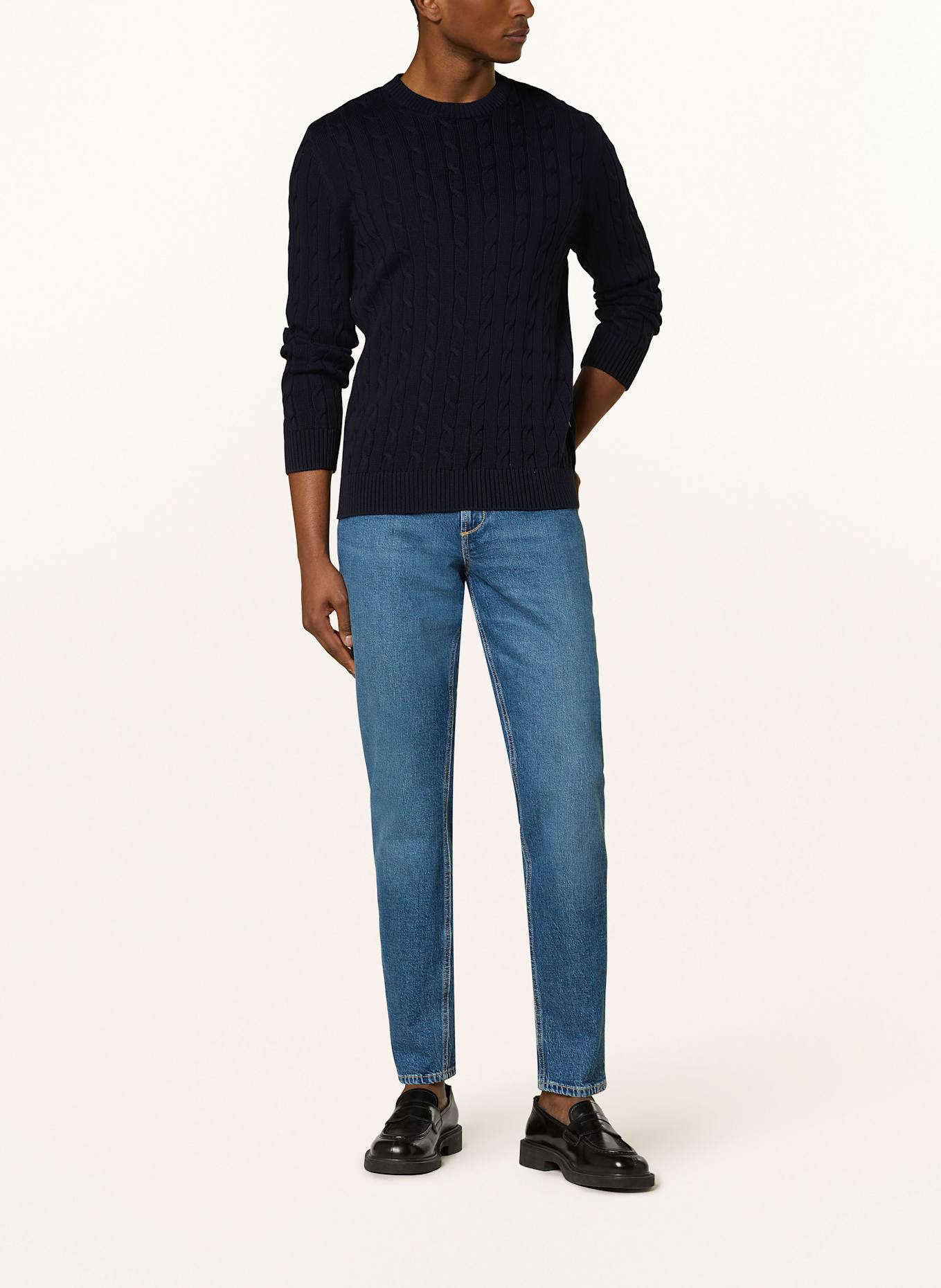 MAERZ MUENCHEN Pullover: DUNKELBLAU