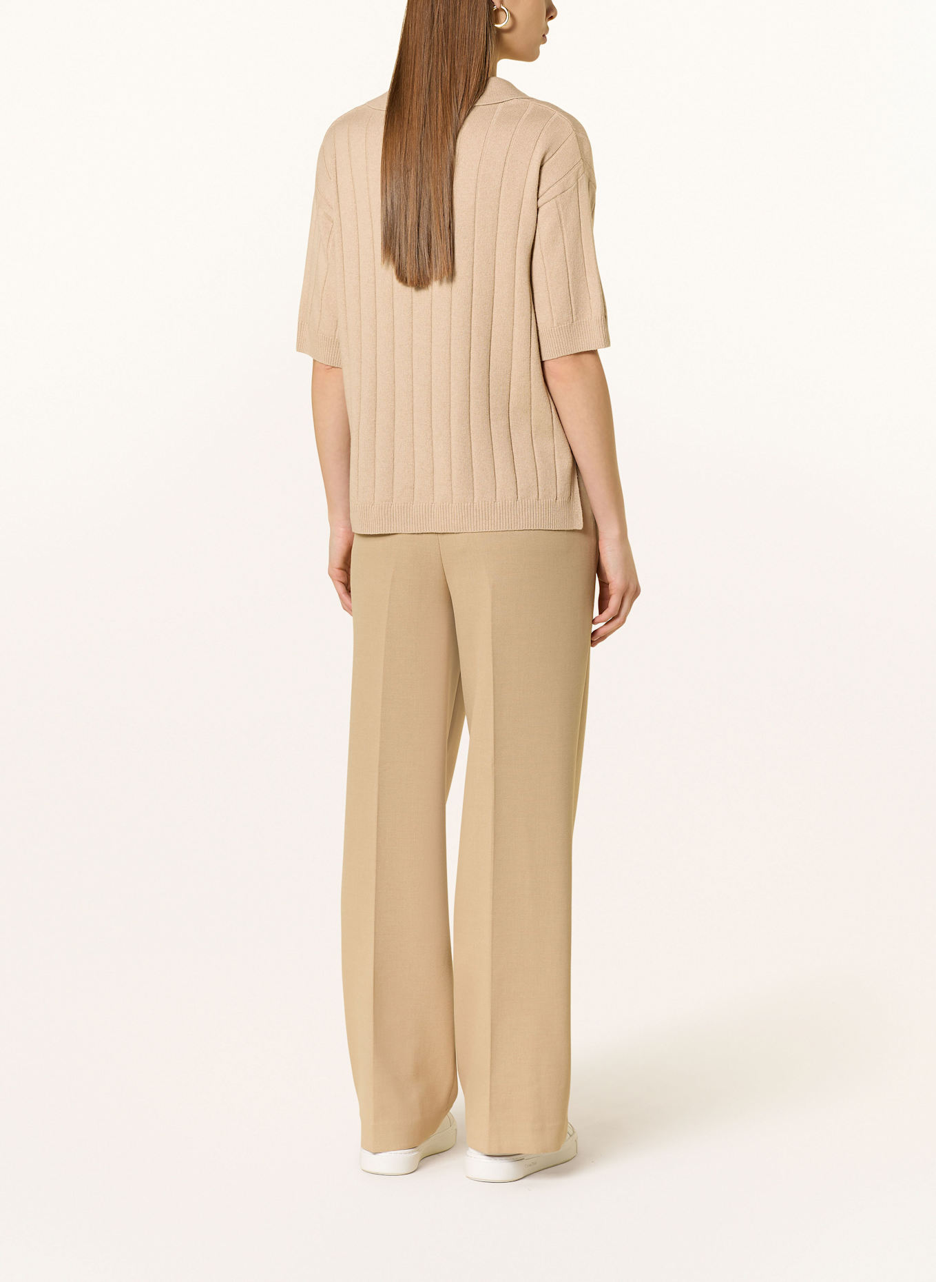 MAERZ MUENCHEN Strickshirt: HELLBRAUN