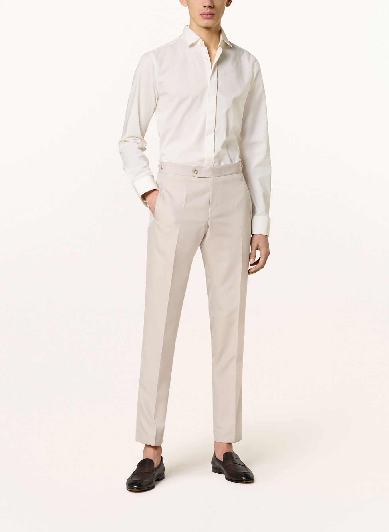 WILVORST Anzughose Extra Slim Fit: GRAU