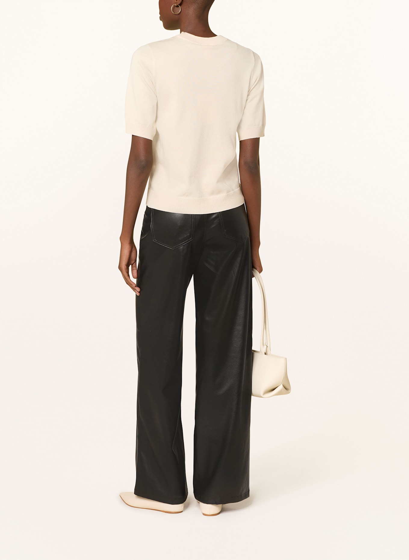 Y.A.S. Knit shirt: CREAM