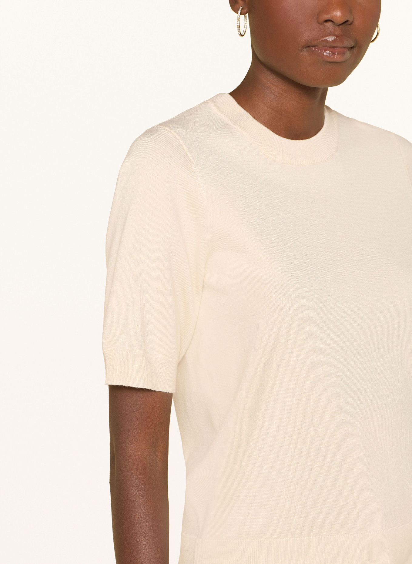 Y.A.S. Knit shirt: CREAM