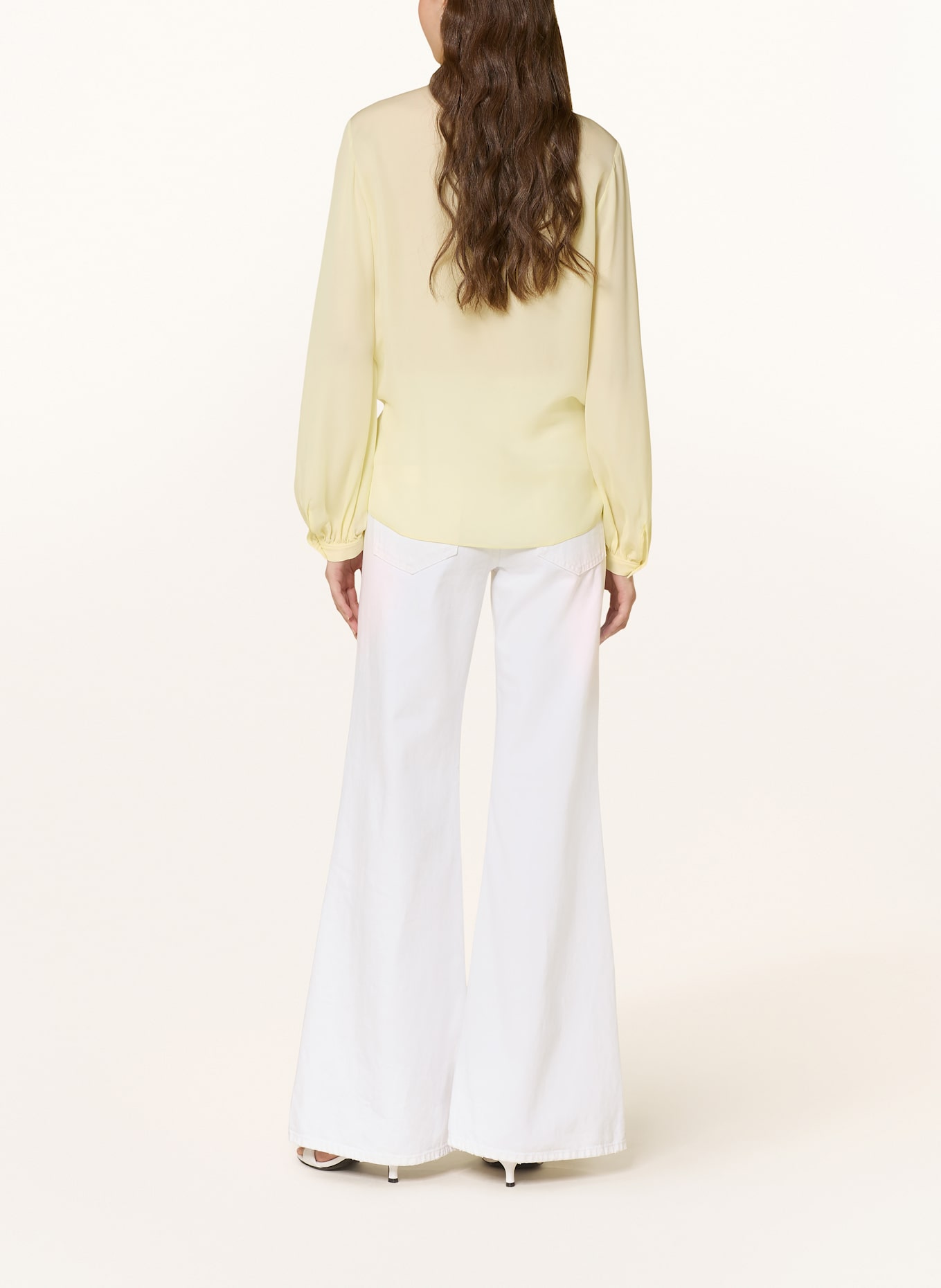DOROTHEE SCHUMACHER Hemdbluse SHEER TWIST: HELLGELB